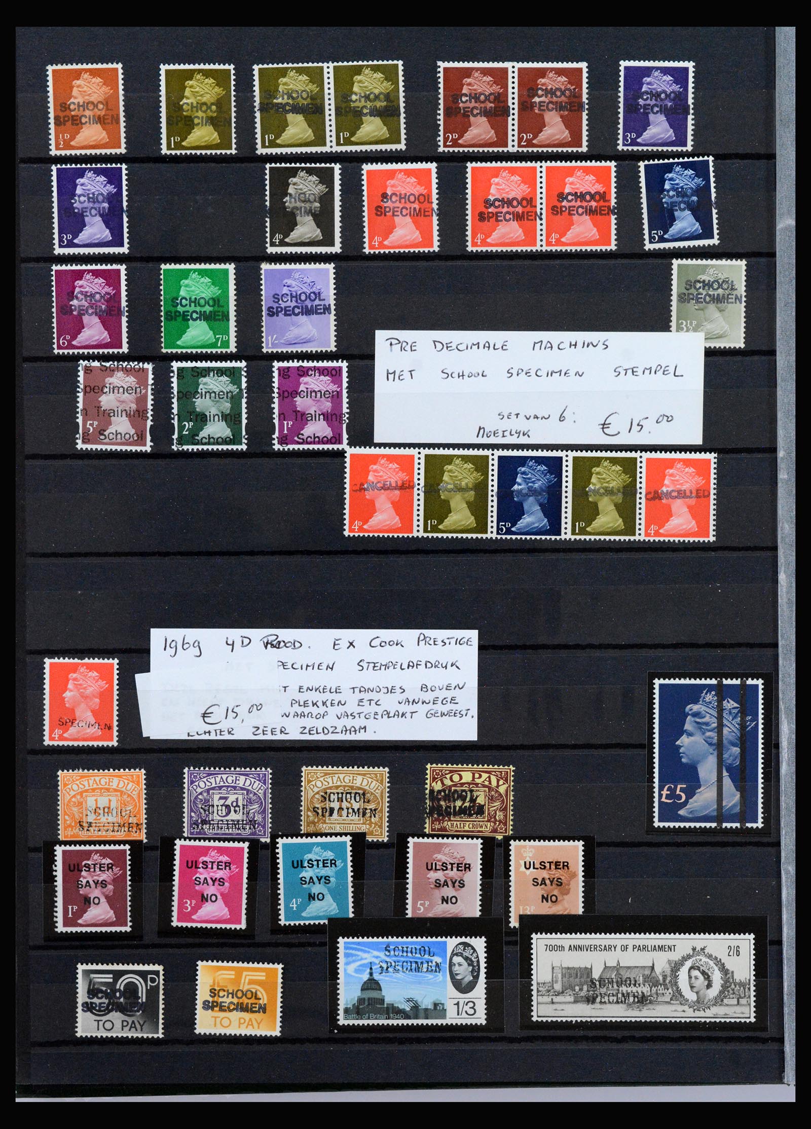 40303 0005 - Postzegel verzameling 40303 Engeland gespecialiseerd 1950-2020.
