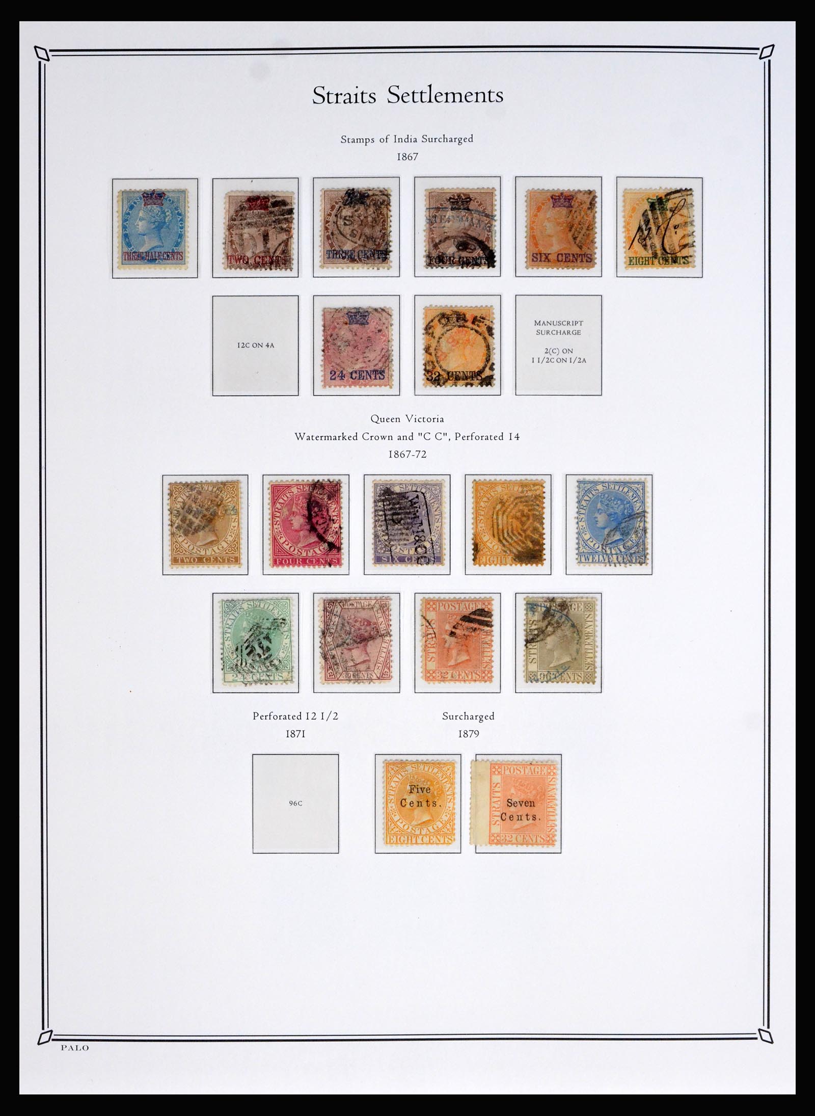 40310 0003 - Stamp collection 40310 Malaysia 1867-1948.