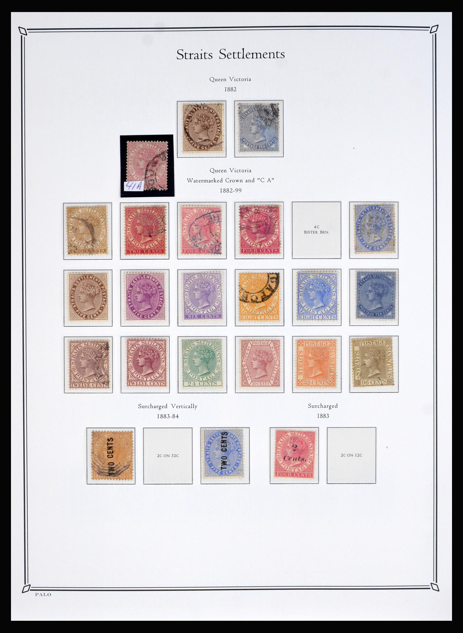 40310 0005 - Stamp collection 40310 Malaysia 1867-1948.