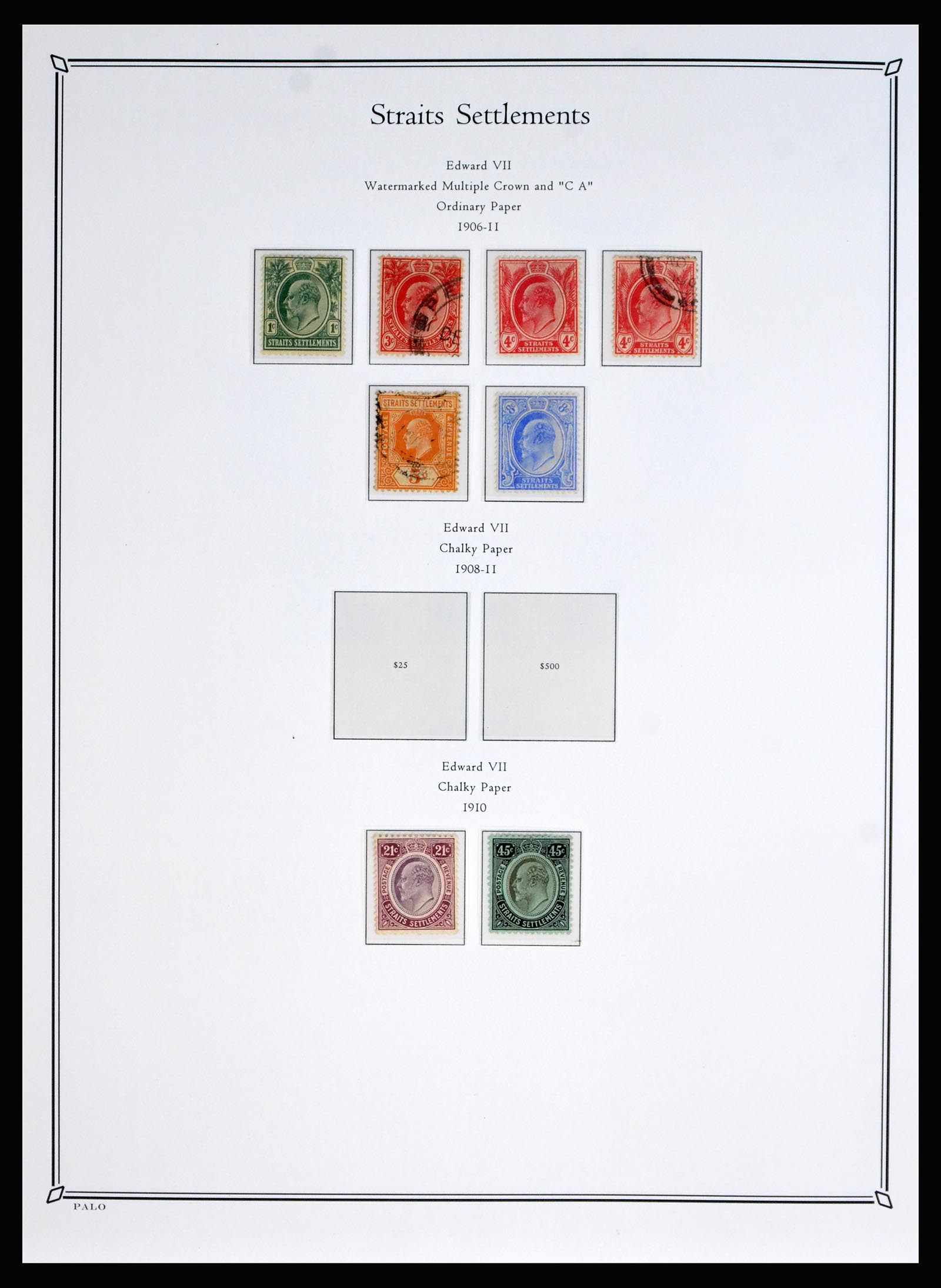 40310 0009 - Stamp collection 40310 Malaysia 1867-1948.