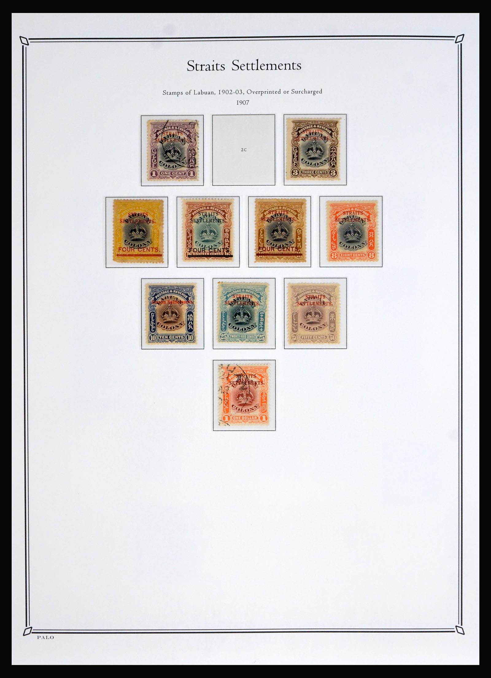 40310 0010 - Stamp collection 40310 Malaysia 1867-1948.