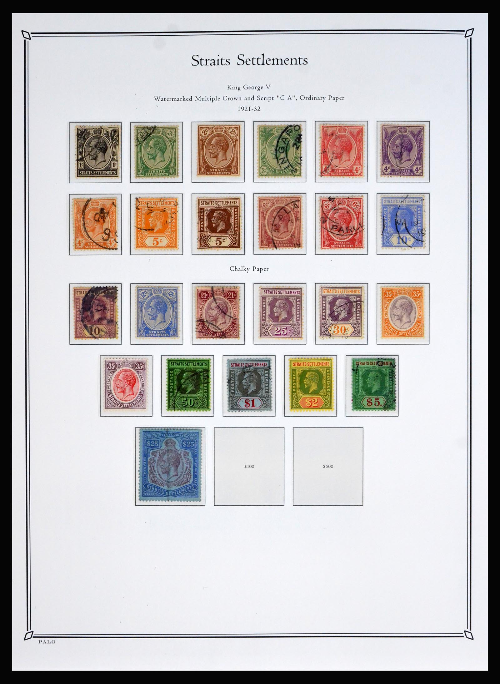 40310 0012 - Stamp collection 40310 Malaysia 1867-1948.