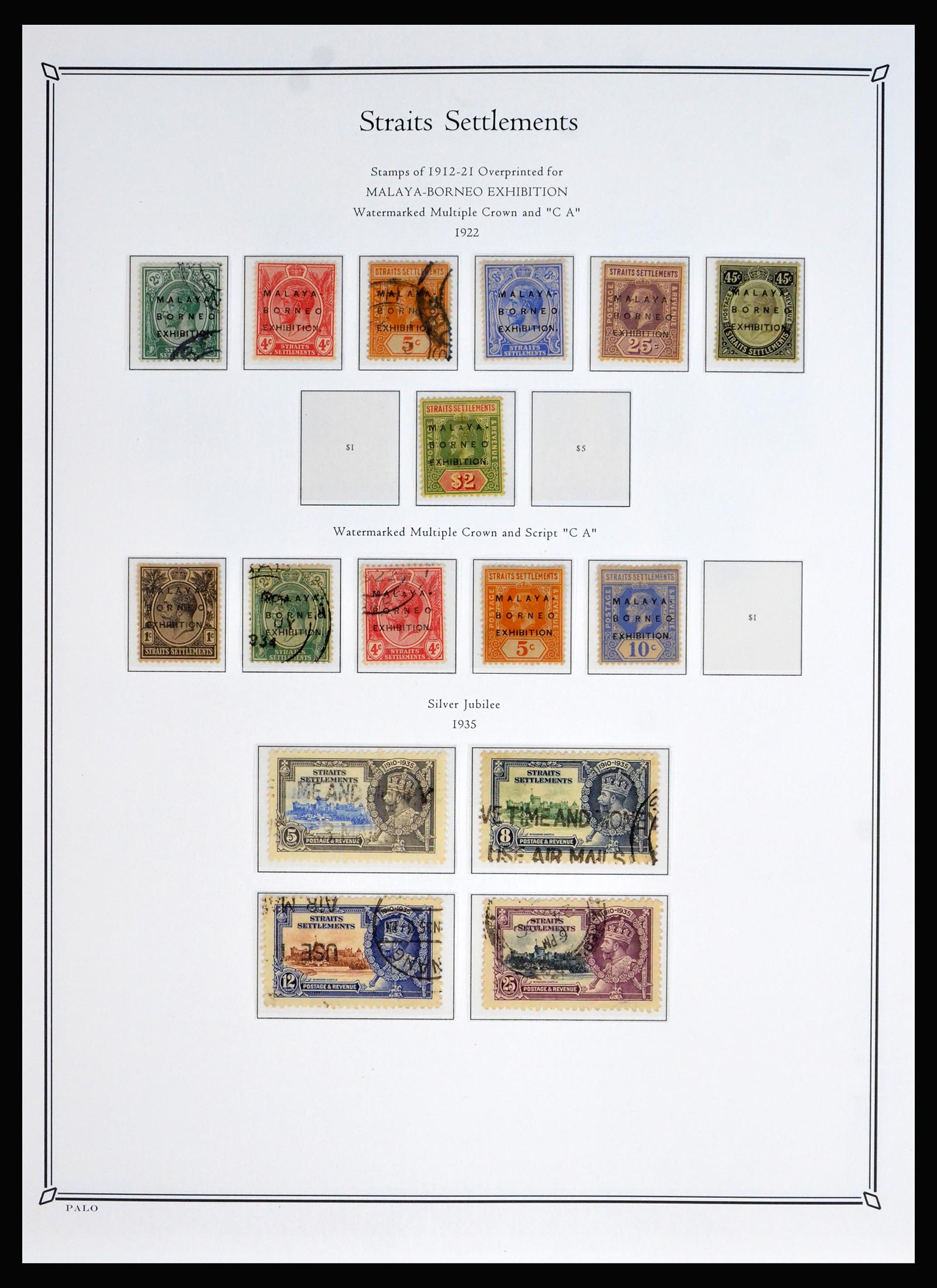 40310 0013 - Stamp collection 40310 Malaysia 1867-1948.