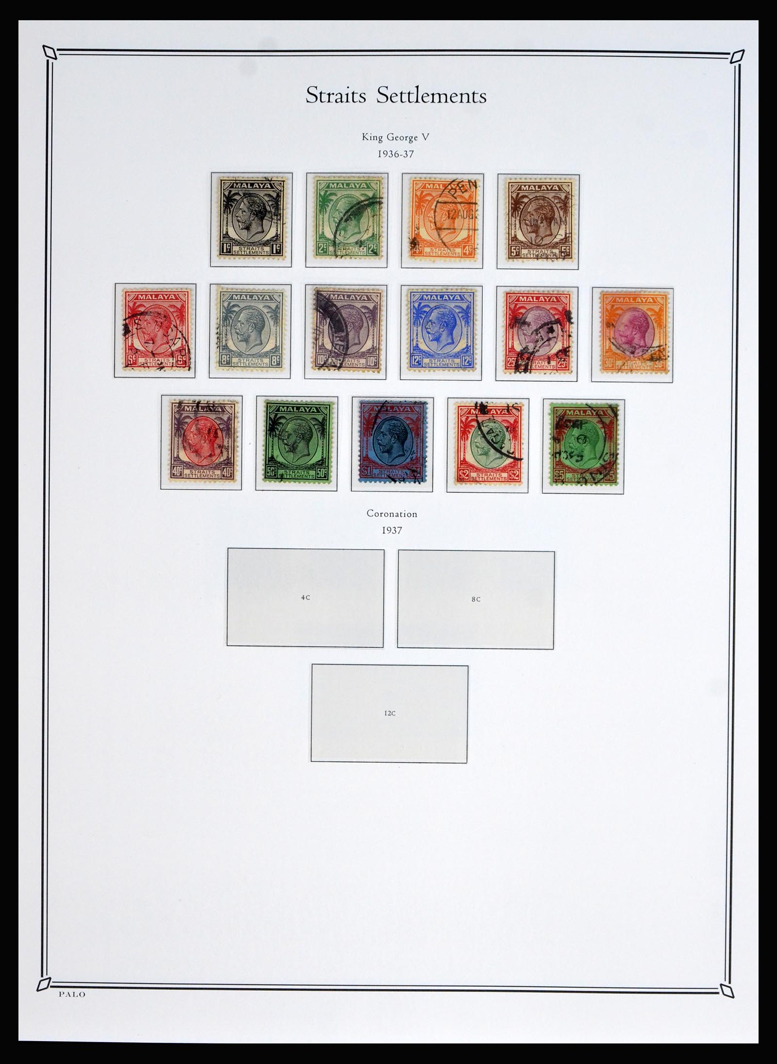 40310 0014 - Stamp collection 40310 Malaysia 1867-1948.
