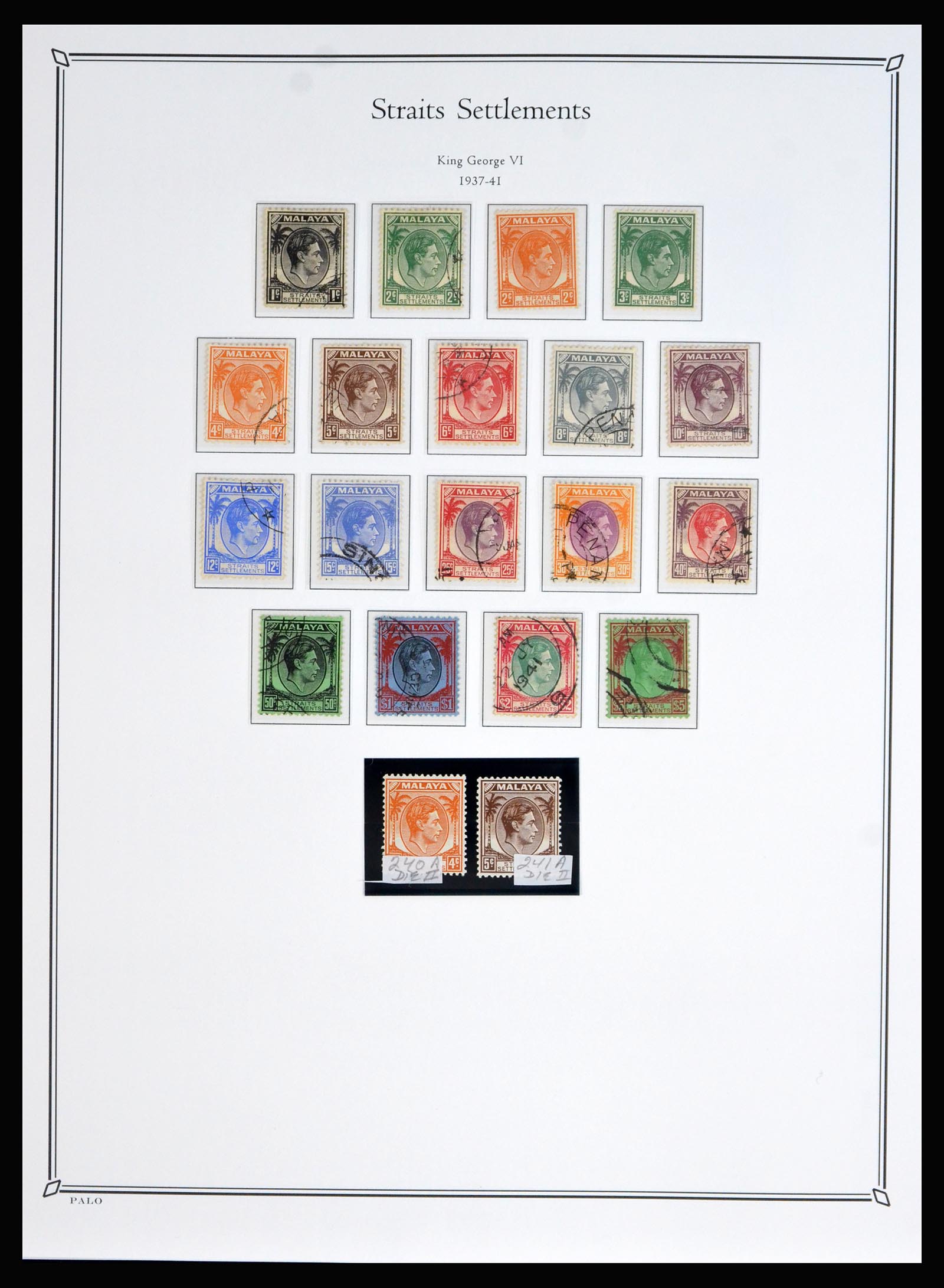 40310 0015 - Stamp collection 40310 Malaysia 1867-1948.