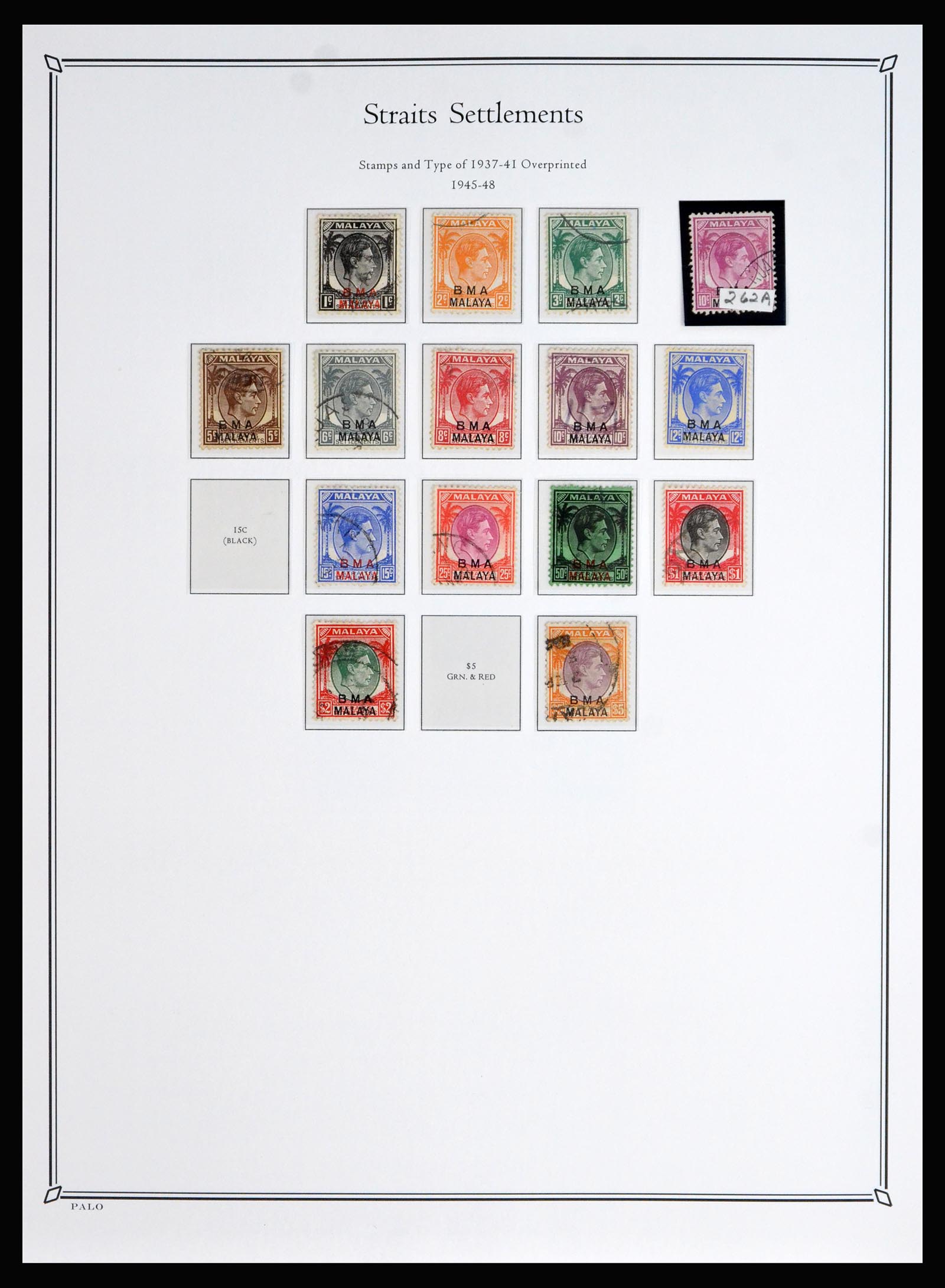 40310 0016 - Stamp collection 40310 Malaysia 1867-1948.