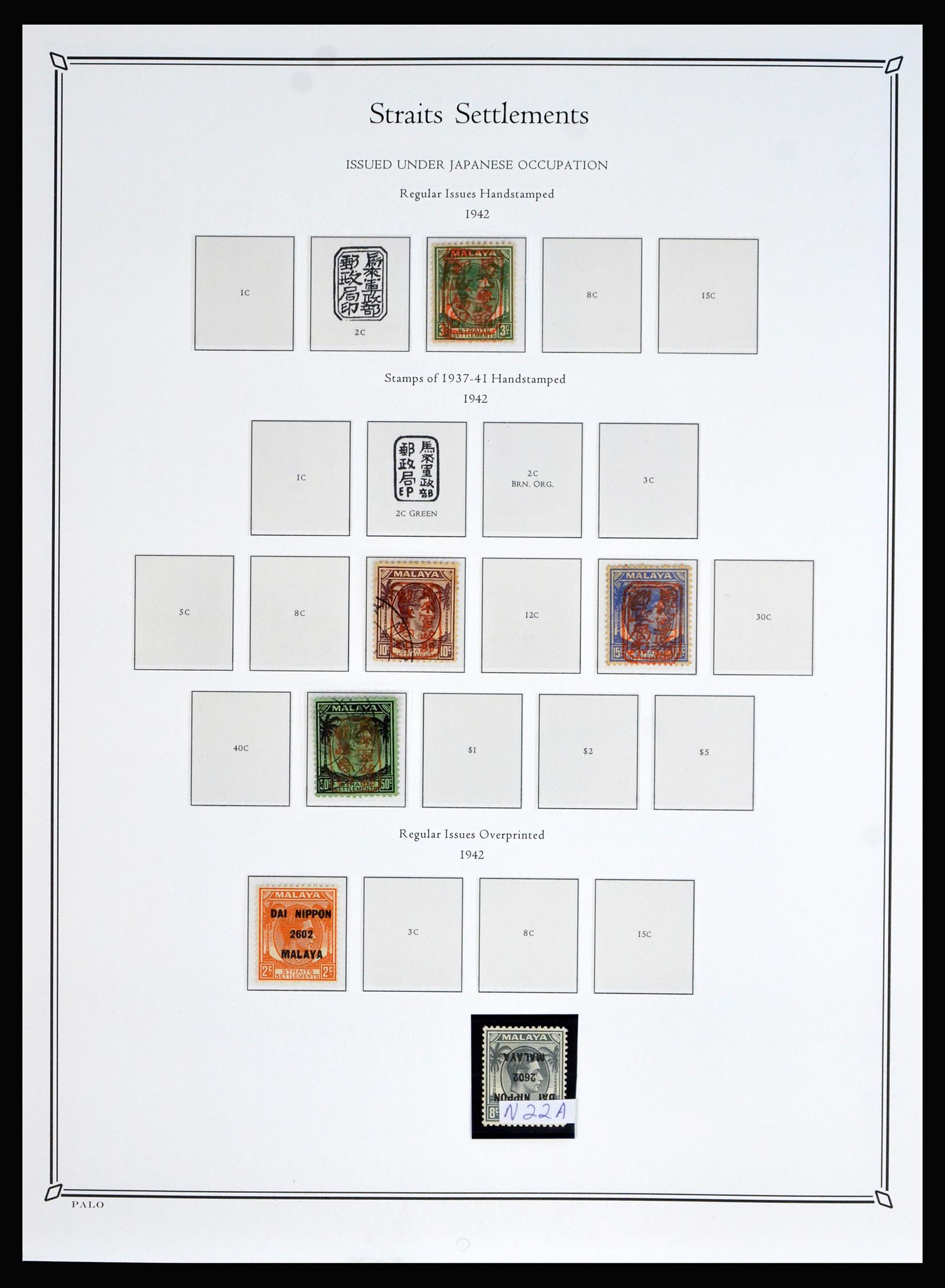 40310 0018 - Stamp collection 40310 Malaysia 1867-1948.