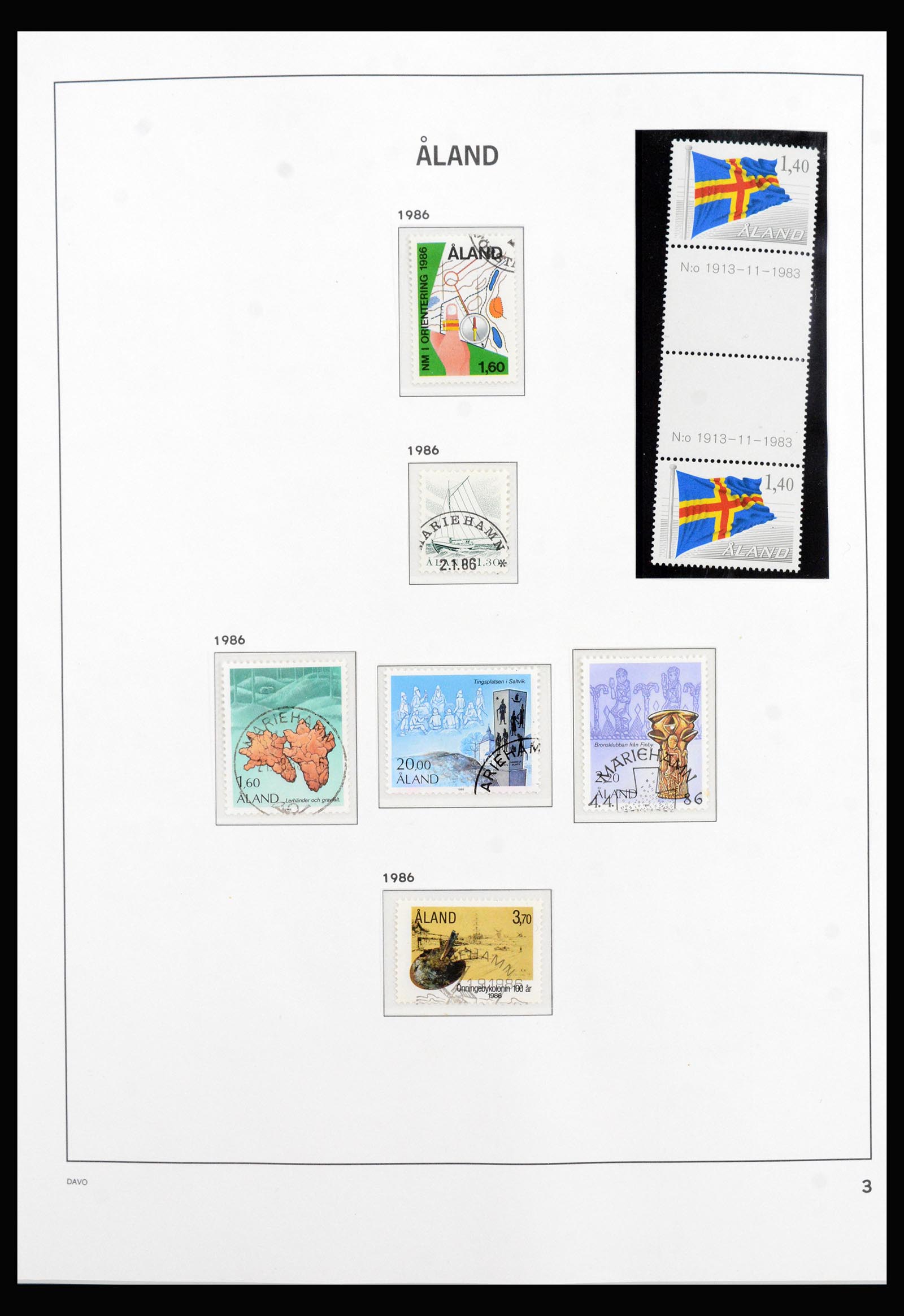 40312 0003 - Postzegel verzameling 40312 Aland 1986-2022!