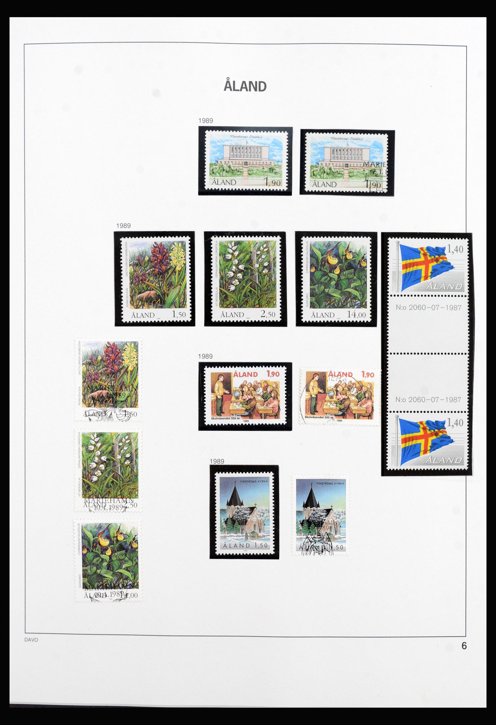 40312 0005 - Postzegel verzameling 40312 Aland 1986-2022!