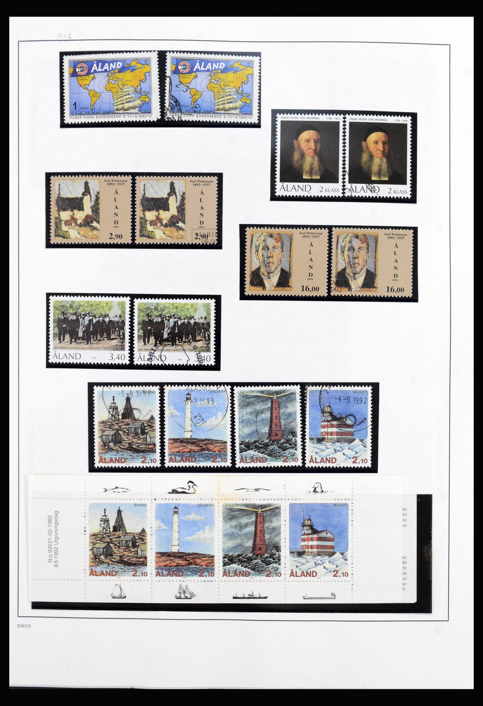 40312 0008 - Postzegel verzameling 40312 Aland 1986-2022!