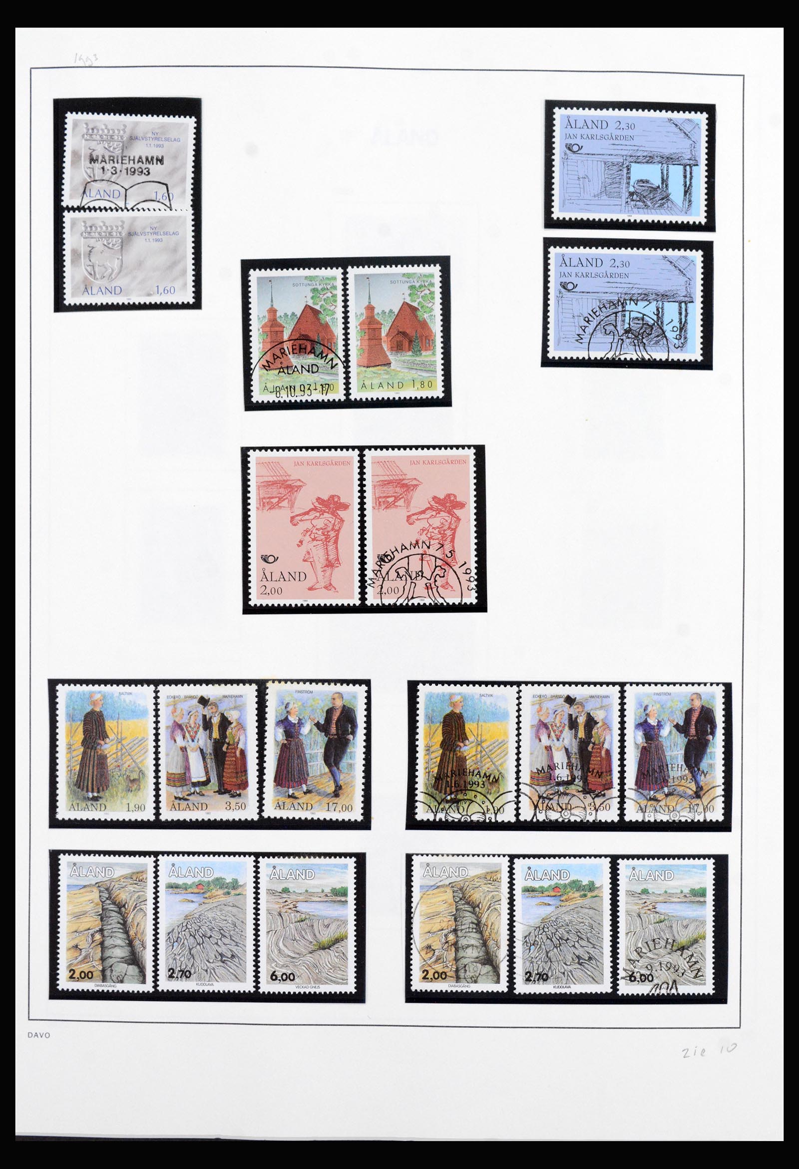 40312 0009 - Postzegel verzameling 40312 Aland 1986-2022!
