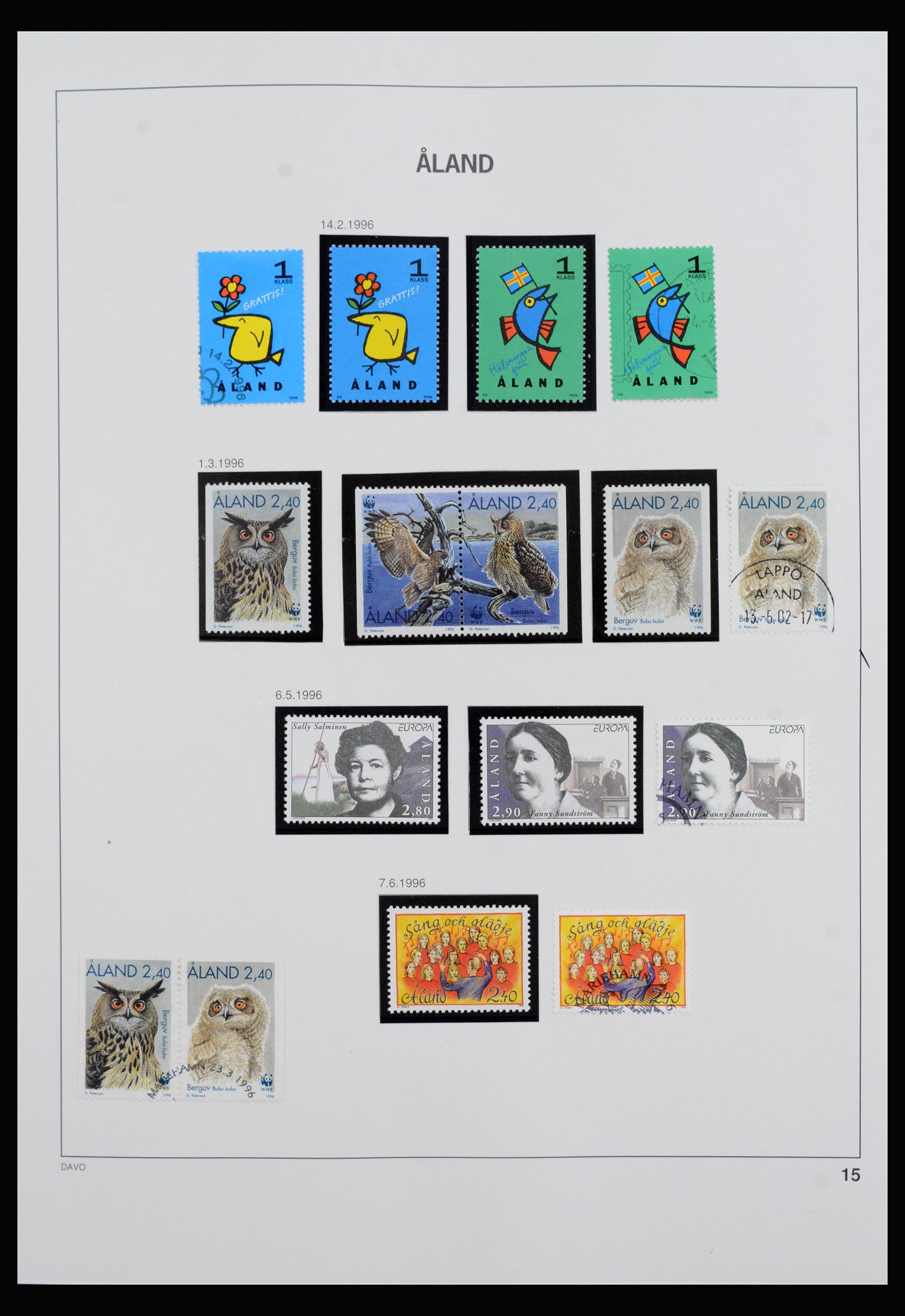 40312 0016 - Postzegel verzameling 40312 Aland 1986-2022!