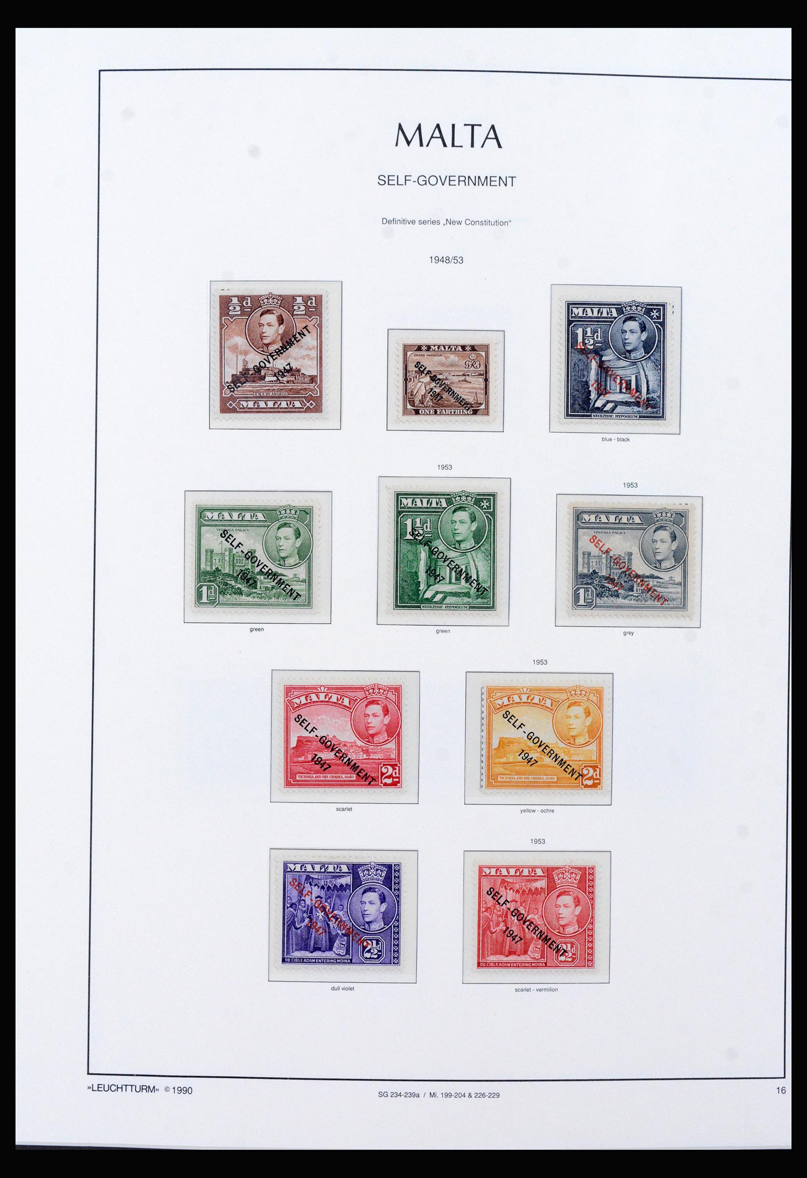 40316 0004 - Postzegel verzameling 40316 Malta 1937-2005.