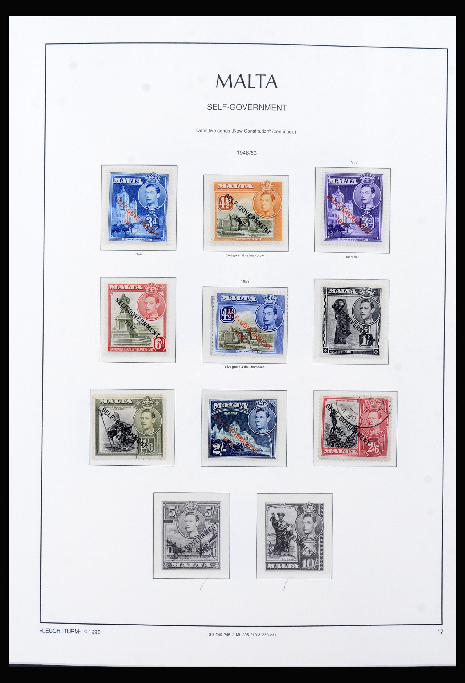 40316 0005 - Postzegel verzameling 40316 Malta 1937-2005.