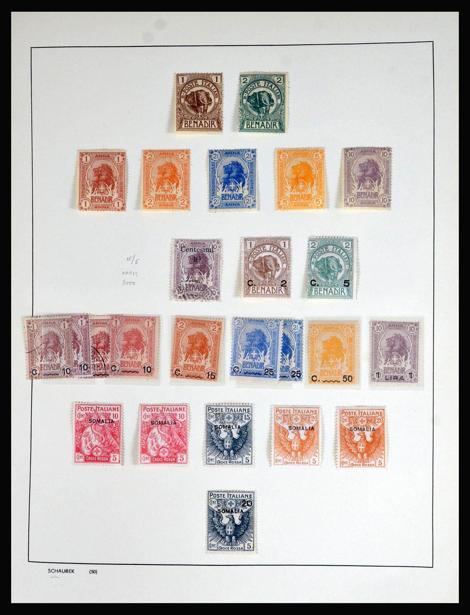 40320 0001 - Postzegel verzameling 40320 Italiaans Somalië 1903-1999.