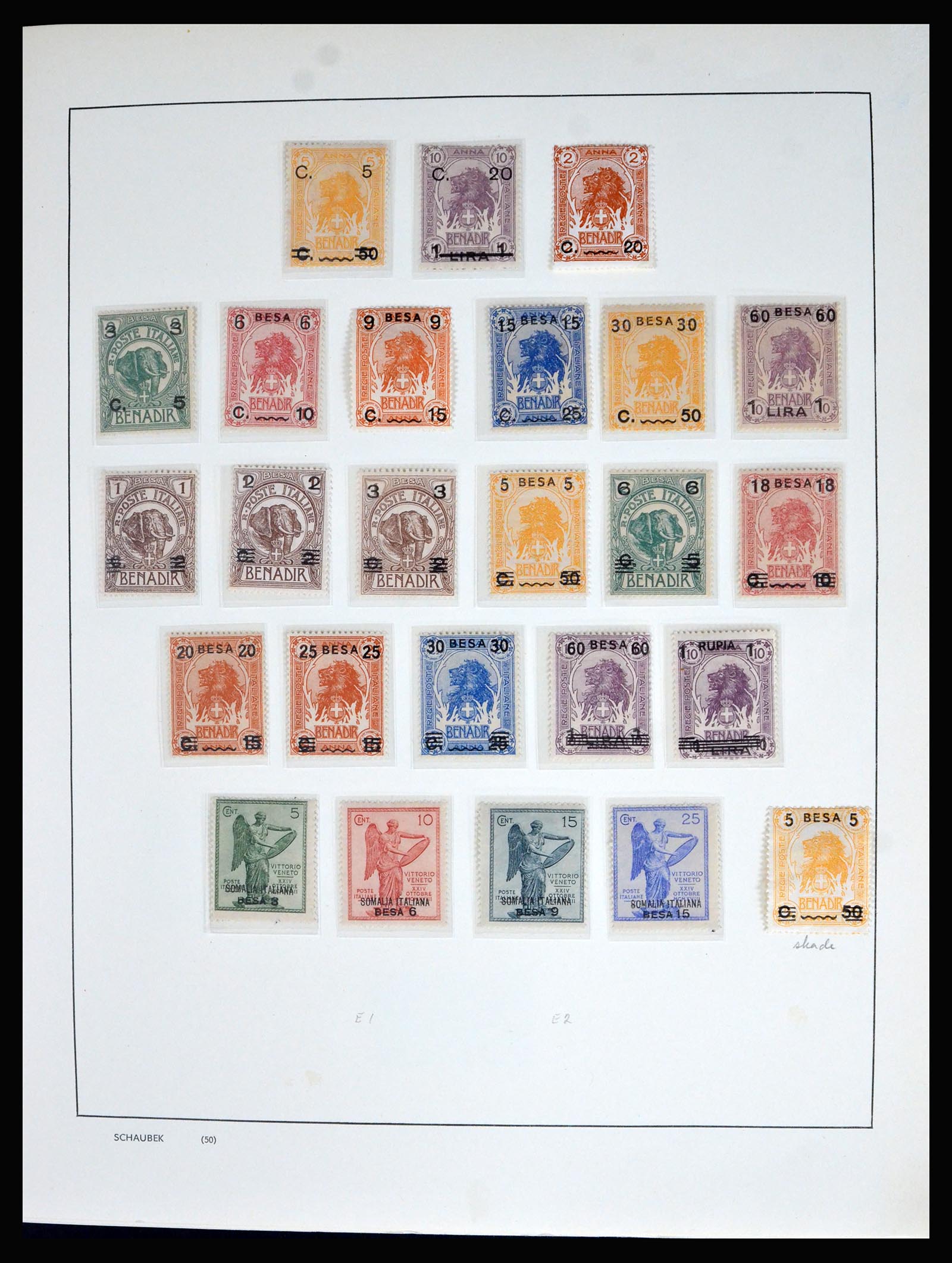 40320 0002 - Postzegel verzameling 40320 Italiaans Somalië 1903-1999.
