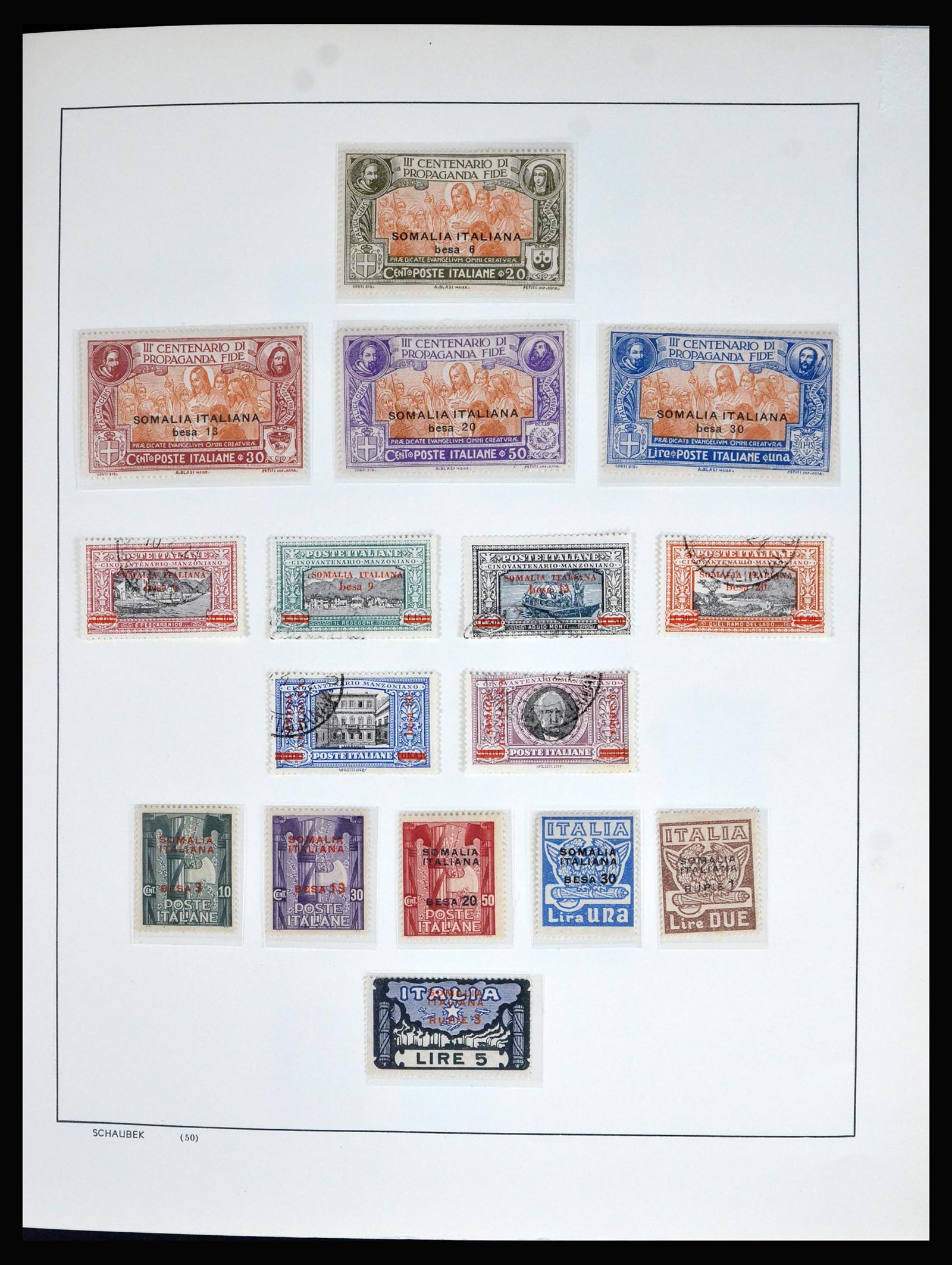 40320 0003 - Postzegel verzameling 40320 Italiaans Somalië 1903-1999.