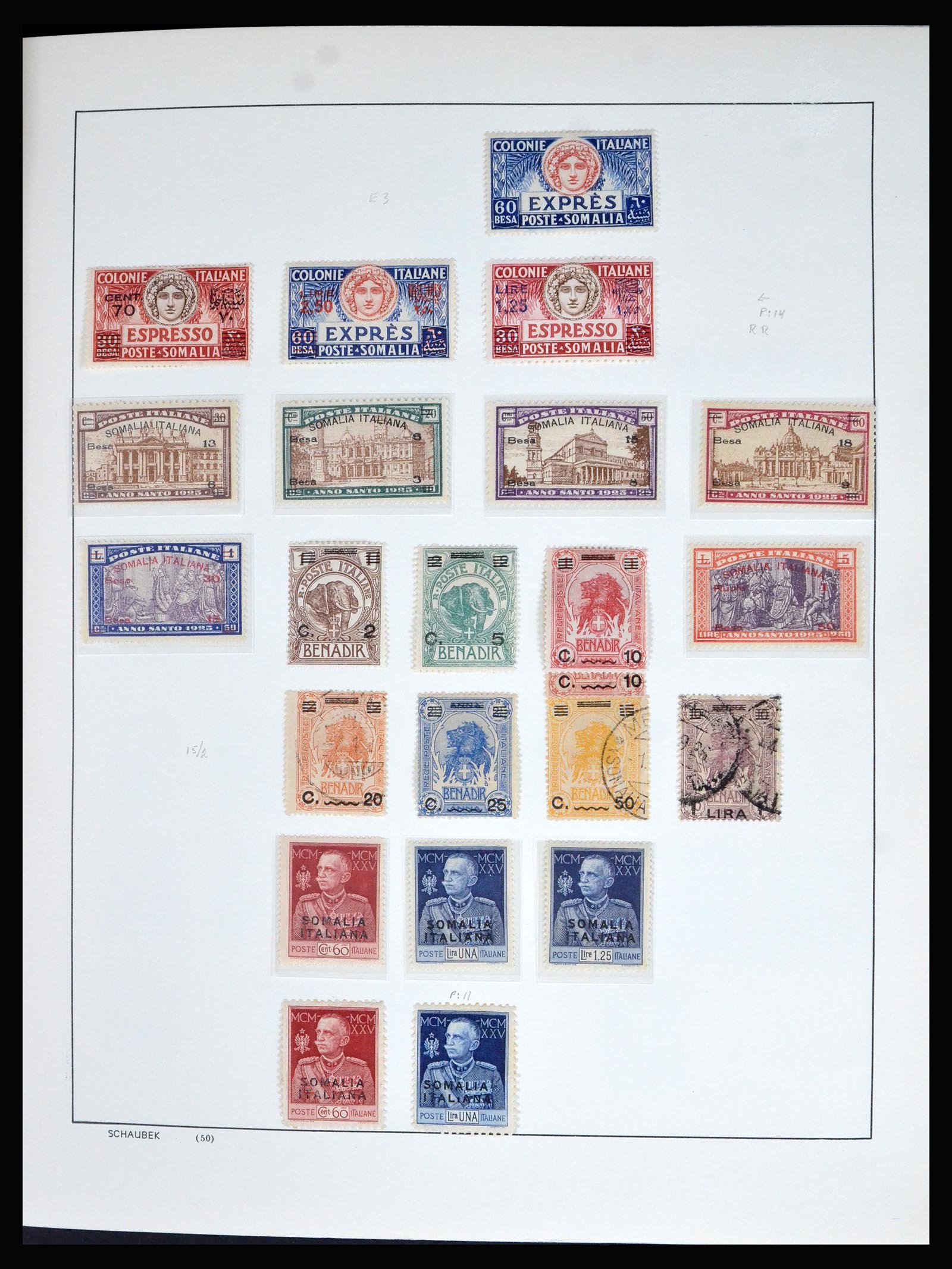 40320 0004 - Postzegel verzameling 40320 Italiaans Somalië 1903-1999.
