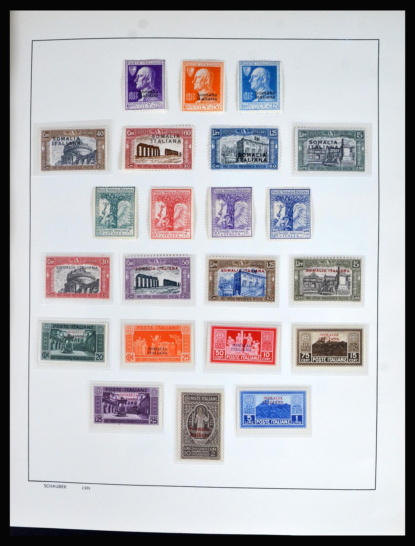 40320 0006 - Postzegel verzameling 40320 Italiaans Somalië 1903-1999.