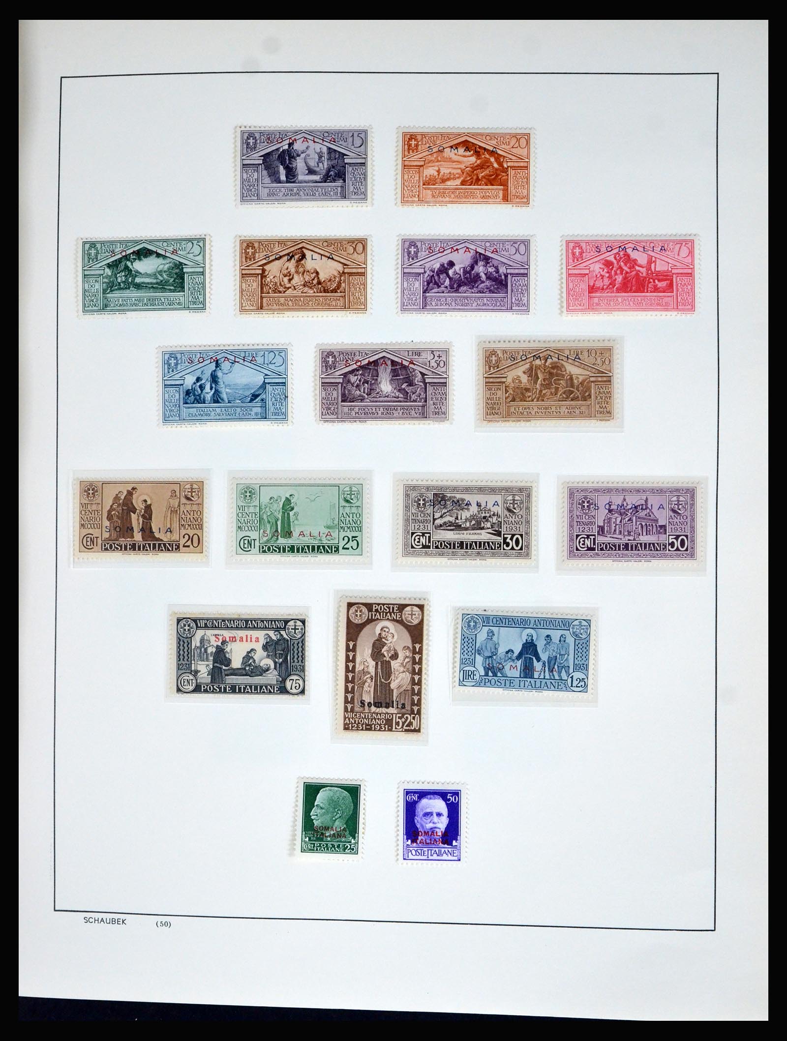 40320 0008 - Postzegel verzameling 40320 Italiaans Somalië 1903-1999.