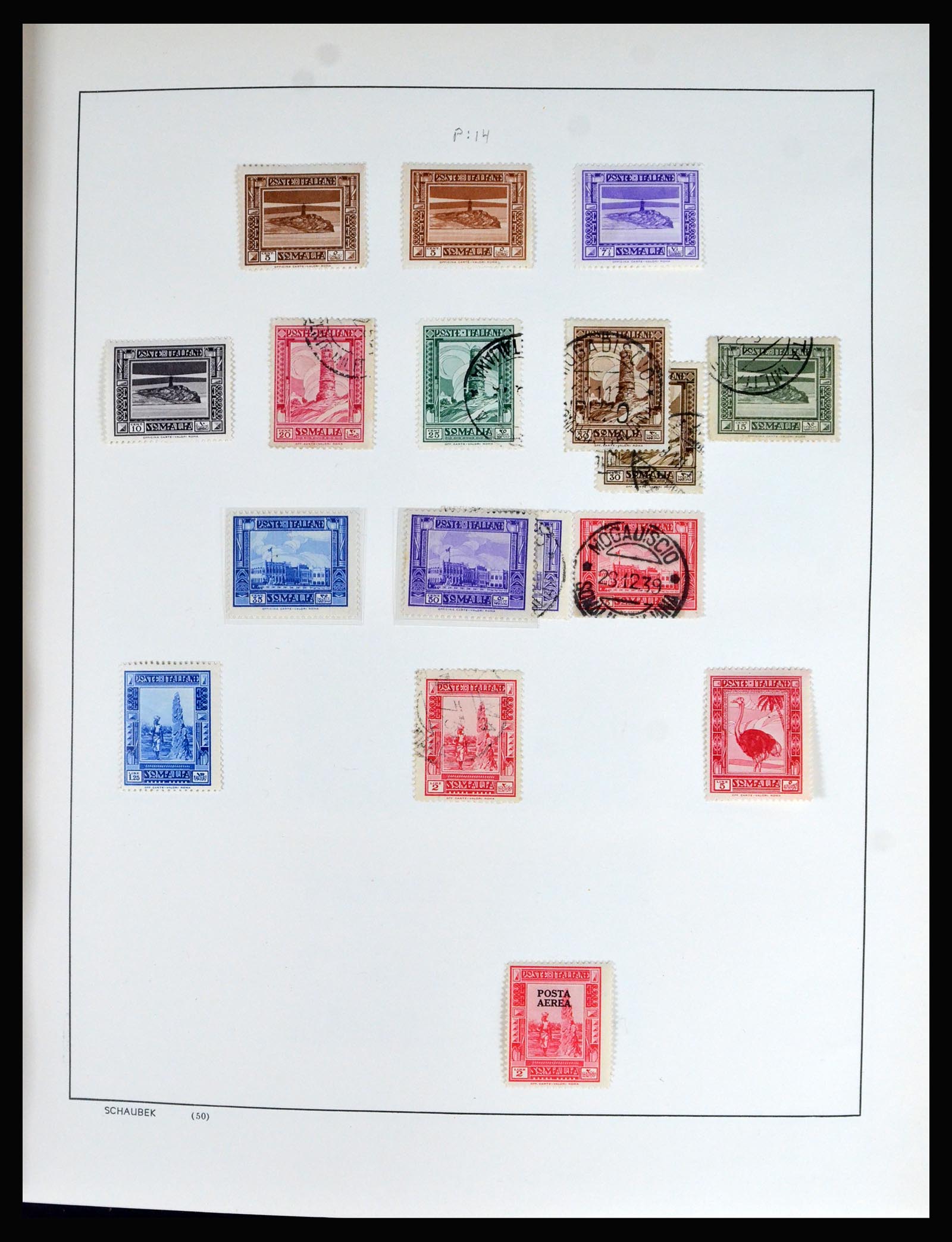 40320 0010 - Postzegel verzameling 40320 Italiaans Somalië 1903-1999.