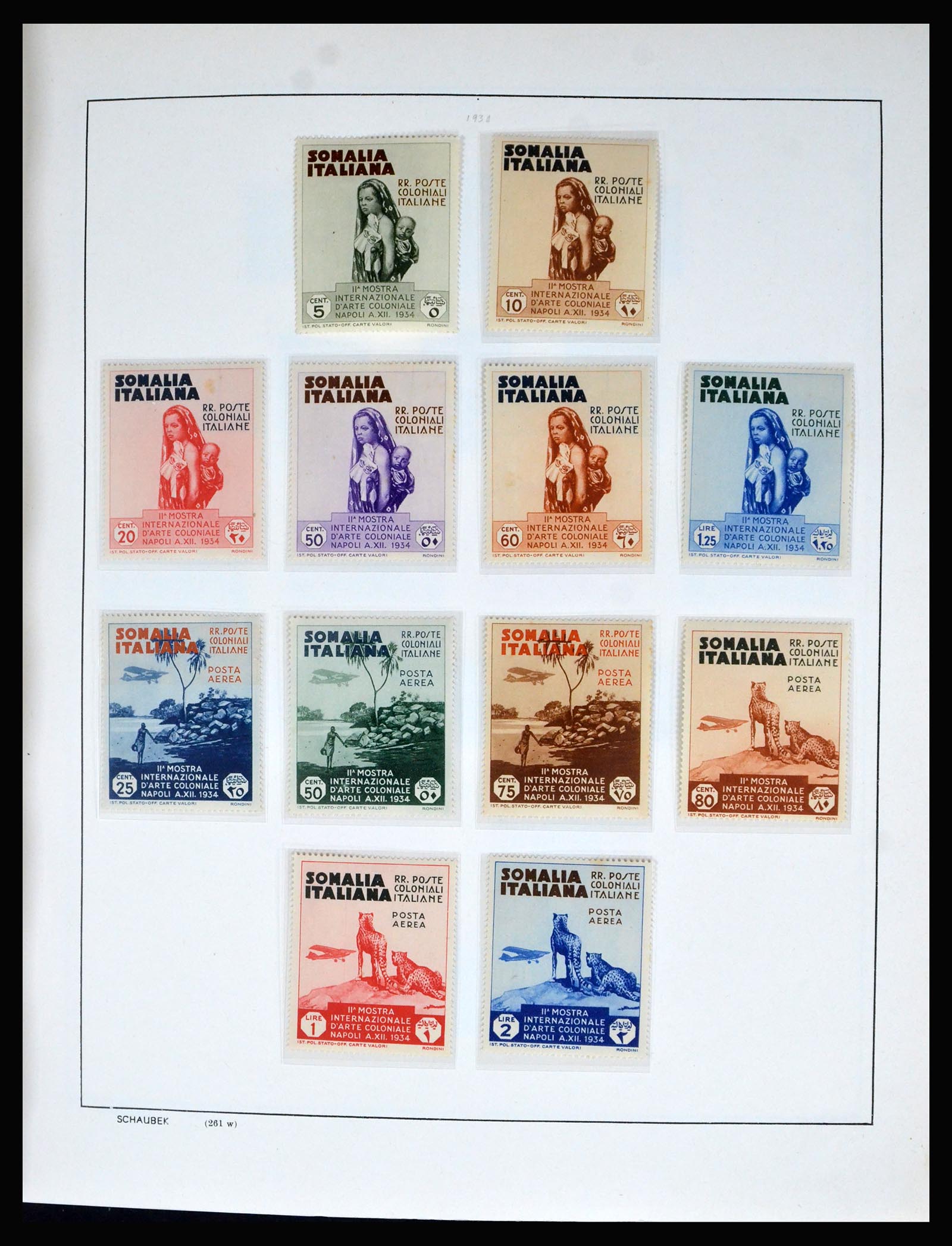 40320 0011 - Postzegel verzameling 40320 Italiaans Somalië 1903-1999.