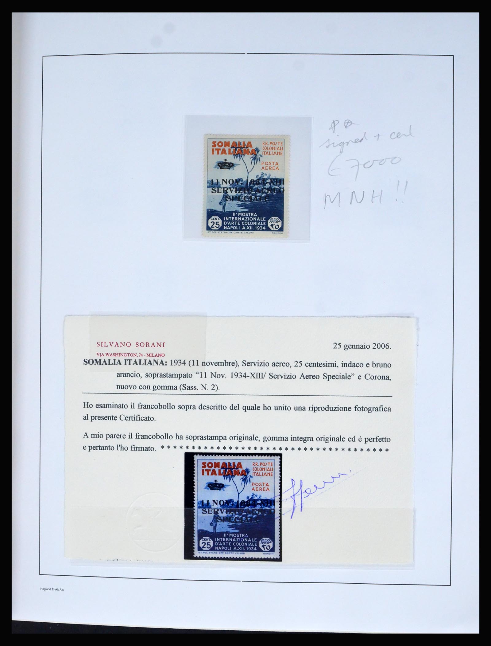 40320 0013 - Postzegel verzameling 40320 Italiaans Somalië 1903-1999.