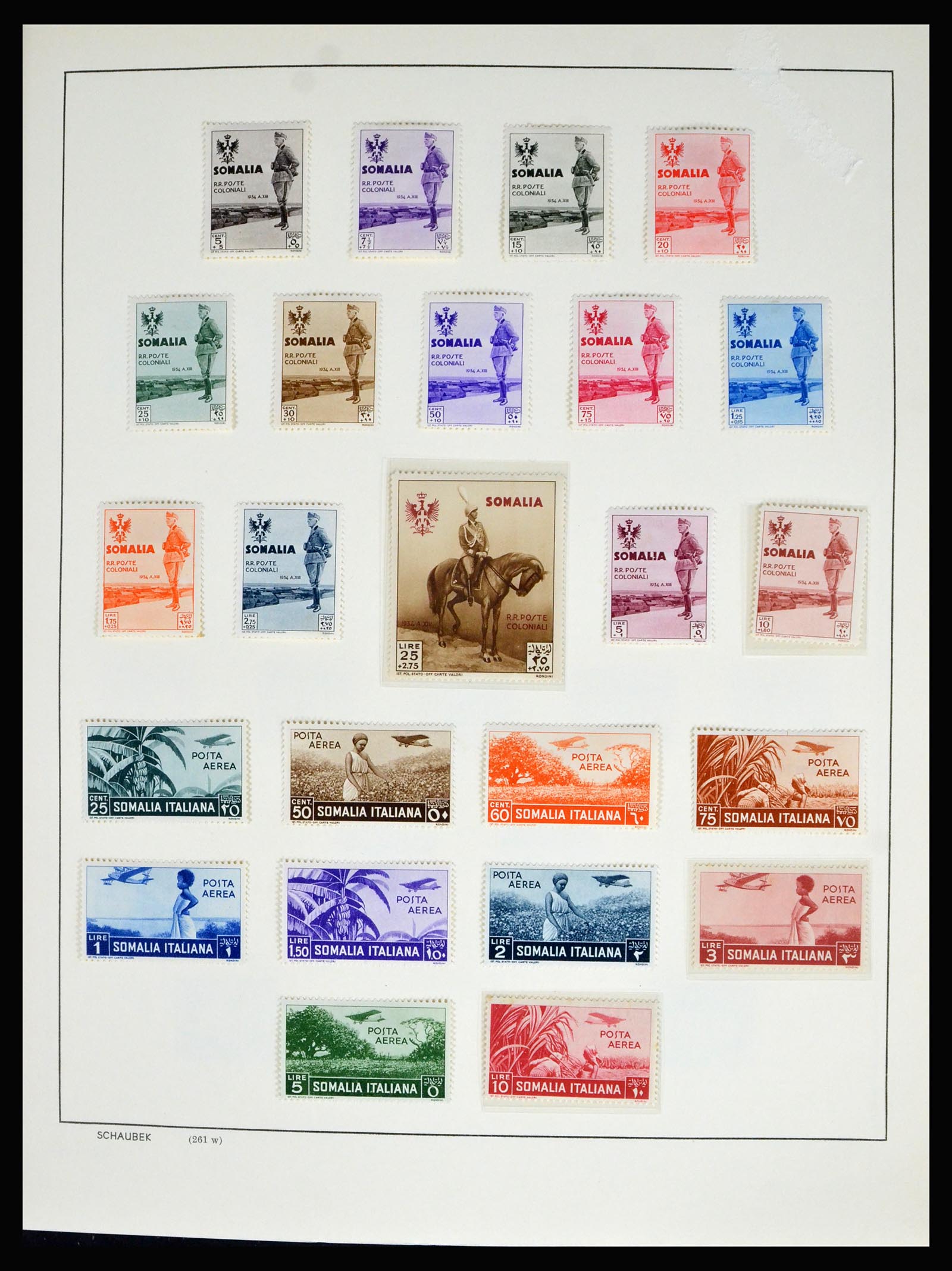 40320 0014 - Postzegel verzameling 40320 Italiaans Somalië 1903-1999.