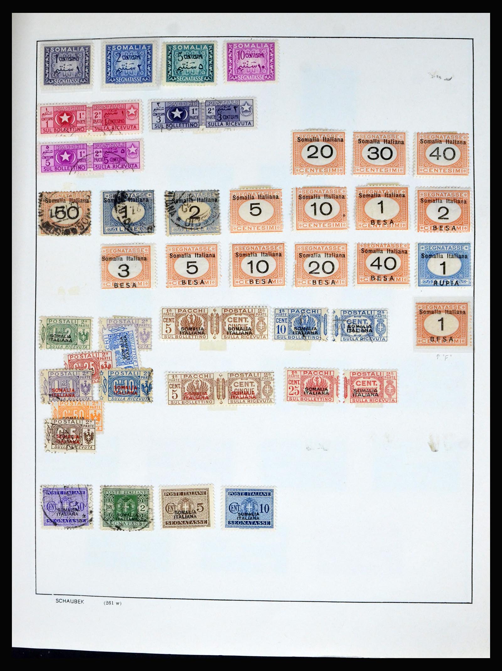 40320 0016 - Postzegel verzameling 40320 Italiaans Somalië 1903-1999.