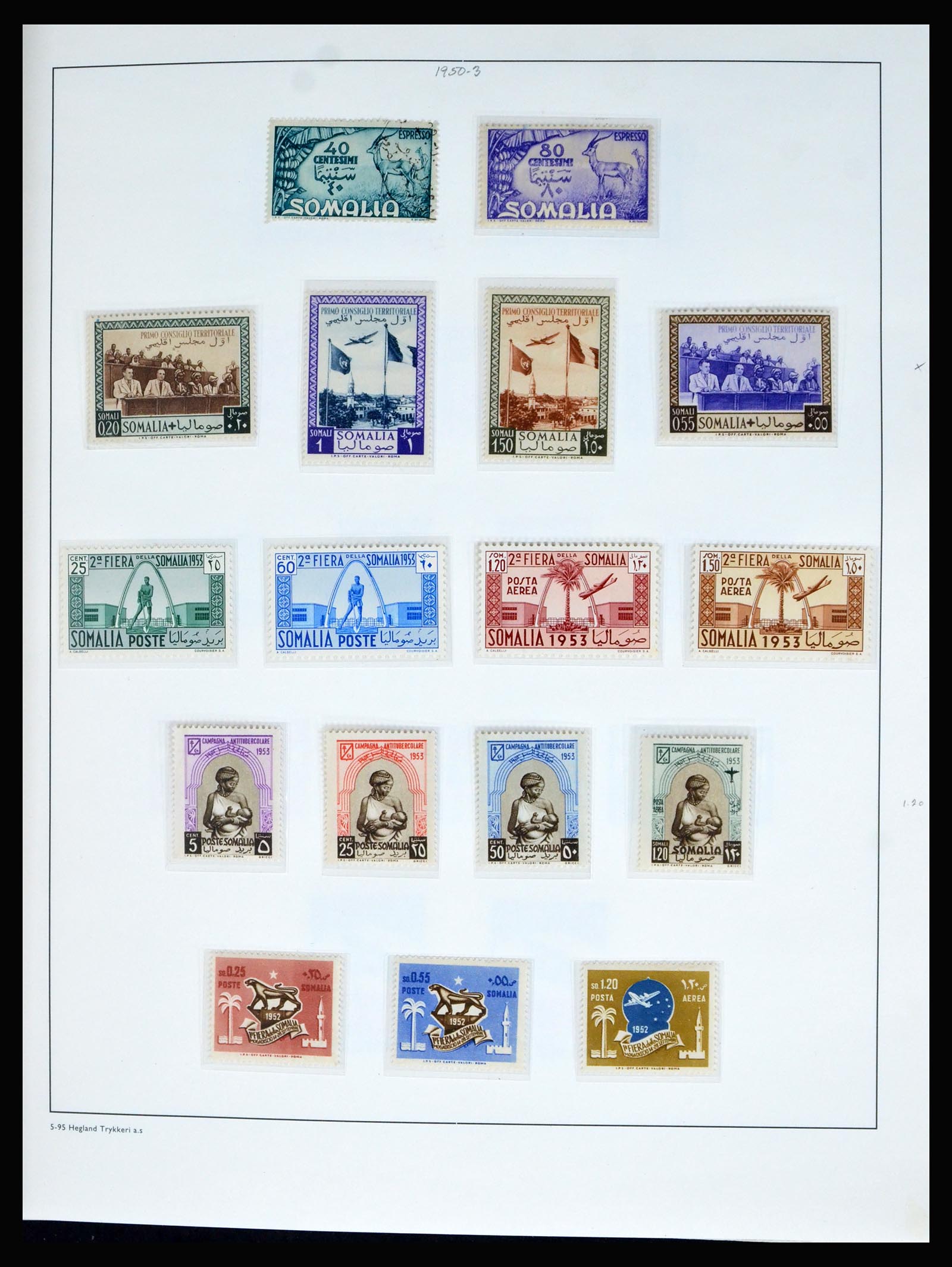 40320 0018 - Postzegel verzameling 40320 Italiaans Somalië 1903-1999.