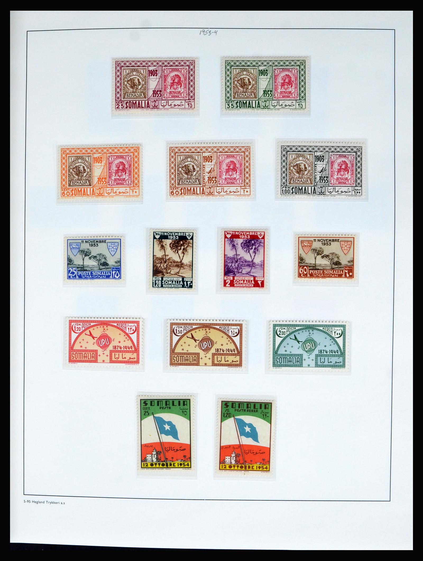 40320 0019 - Postzegel verzameling 40320 Italiaans Somalië 1903-1999.