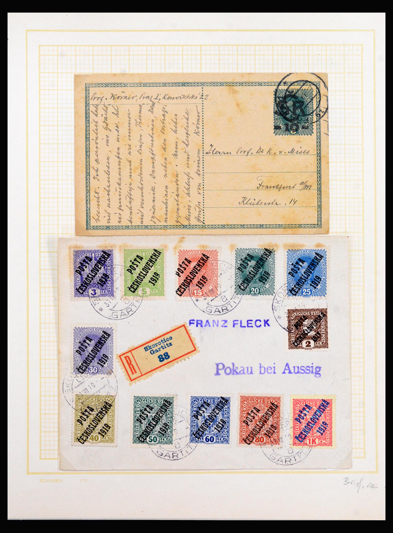40323 0007 - Stamp collection 40323 Czechoslovakia 1919-1938.