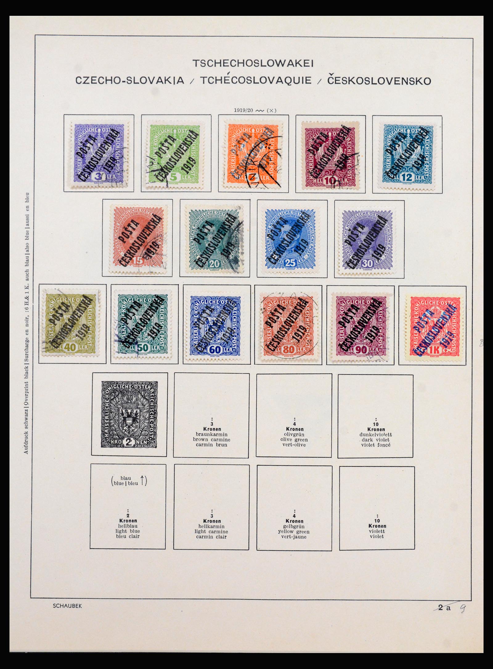 40323 0008 - Stamp collection 40323 Czechoslovakia 1919-1938.