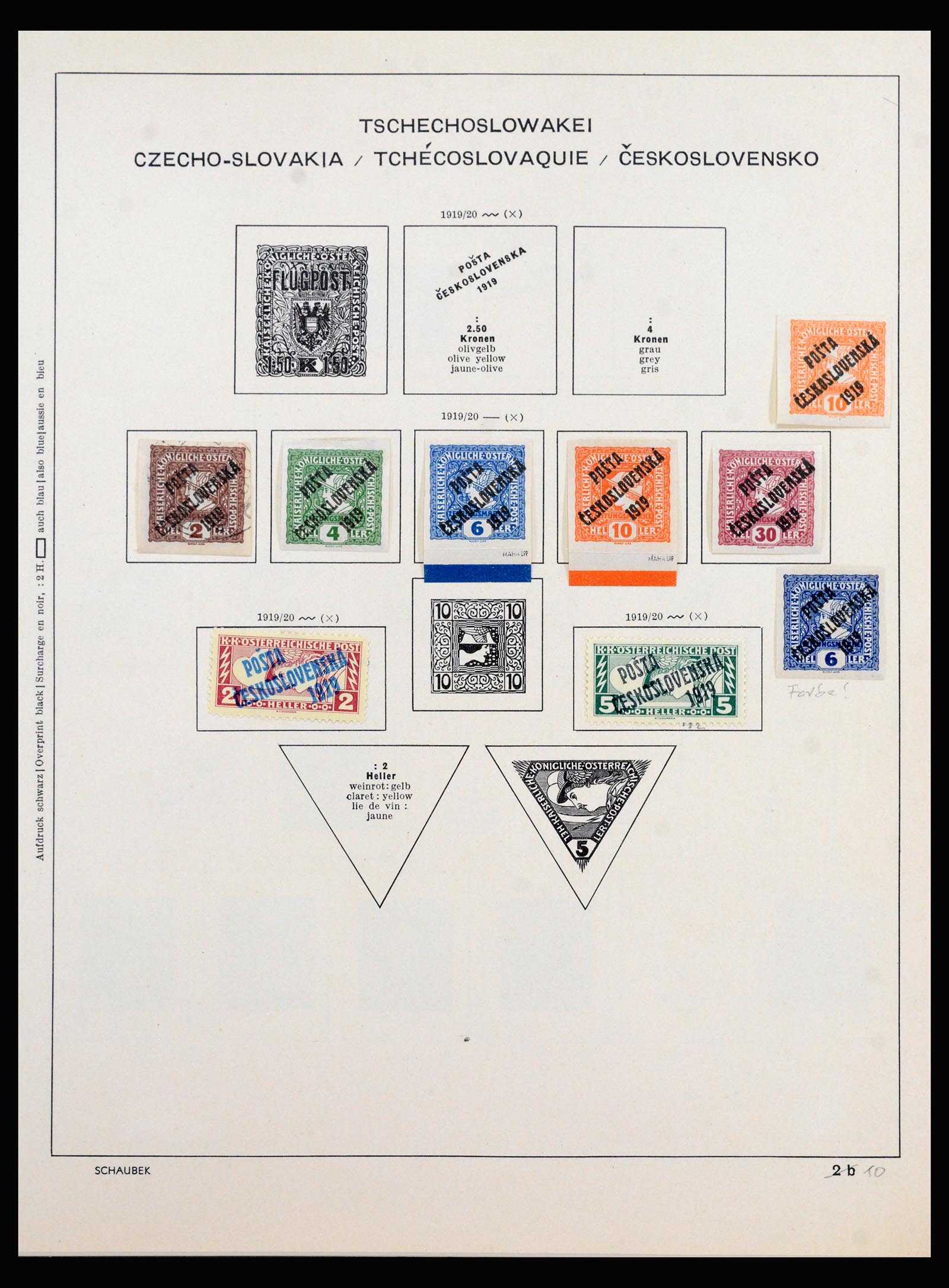 40323 0009 - Stamp collection 40323 Czechoslovakia 1919-1938.