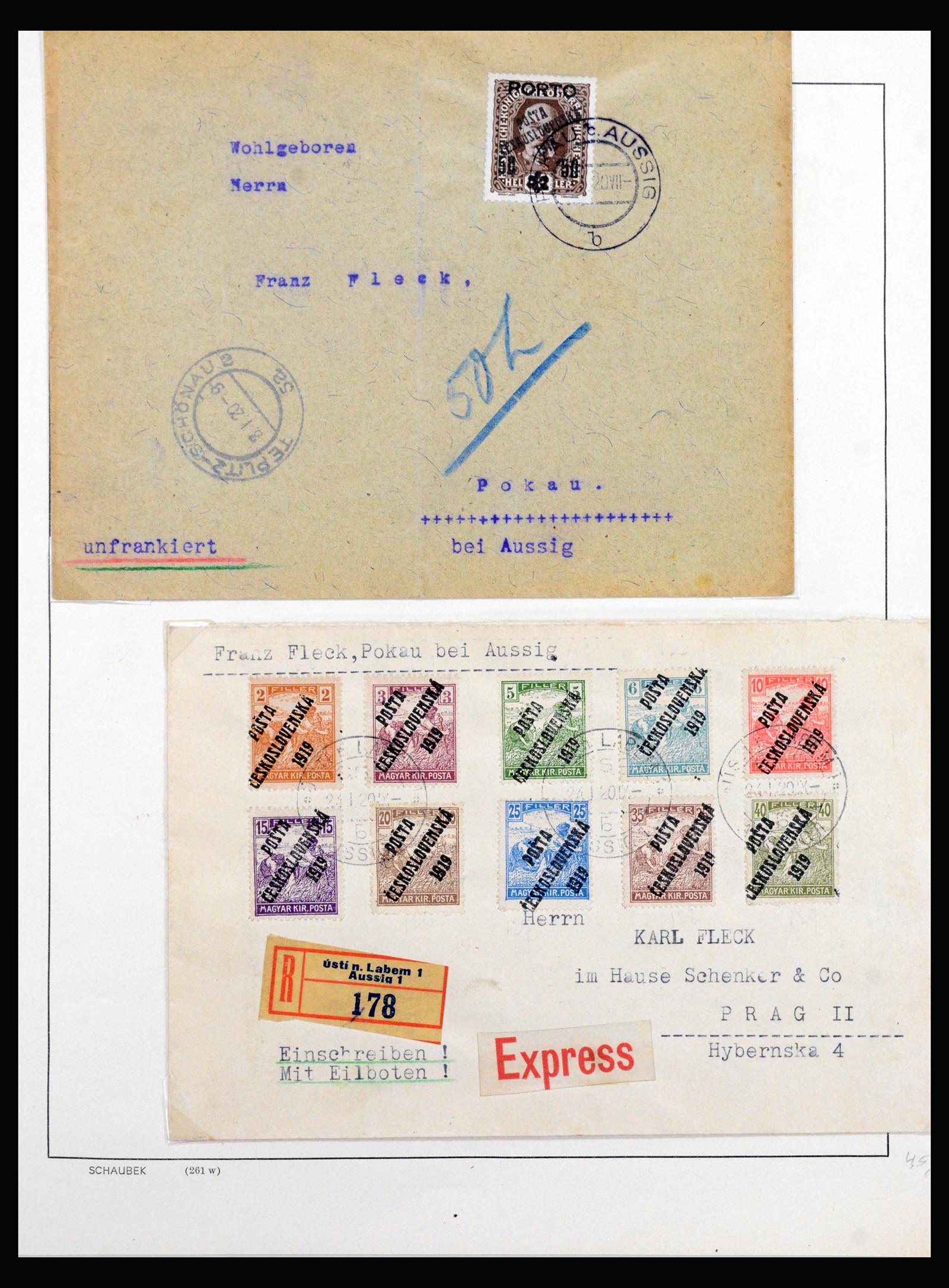 40323 0011 - Stamp collection 40323 Czechoslovakia 1919-1938.