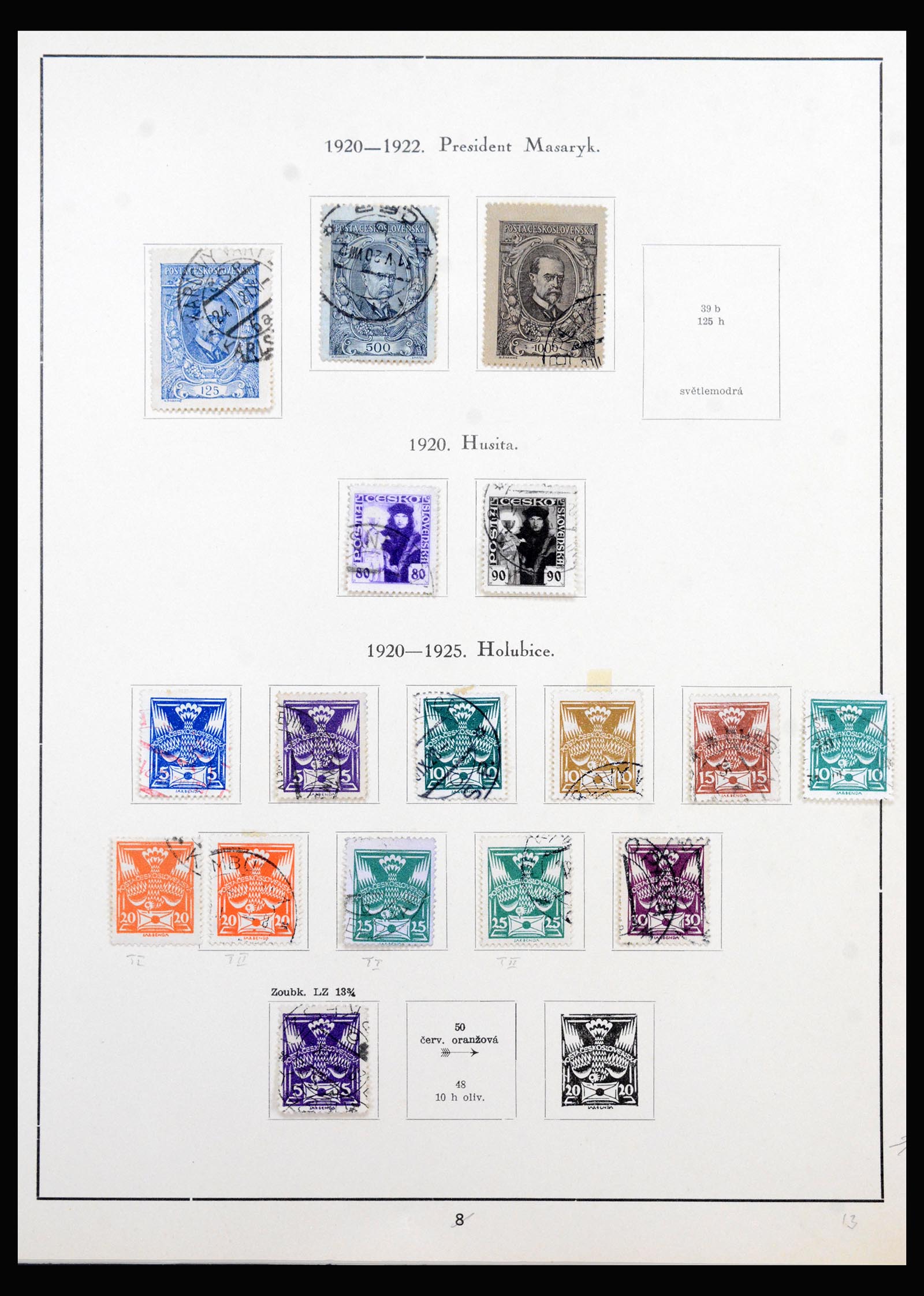 40323 0014 - Stamp collection 40323 Czechoslovakia 1919-1938.