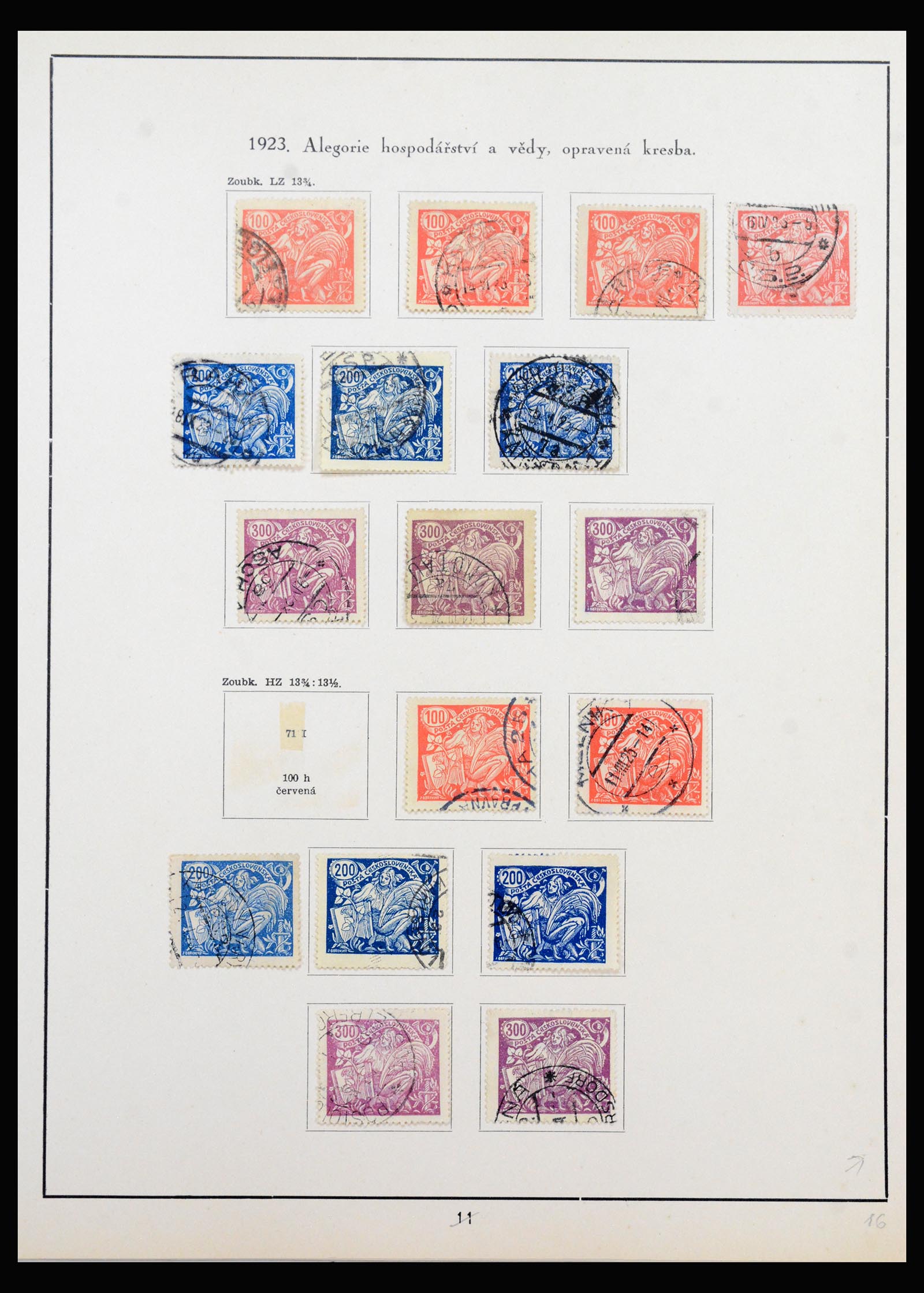 40323 0017 - Stamp collection 40323 Czechoslovakia 1919-1938.