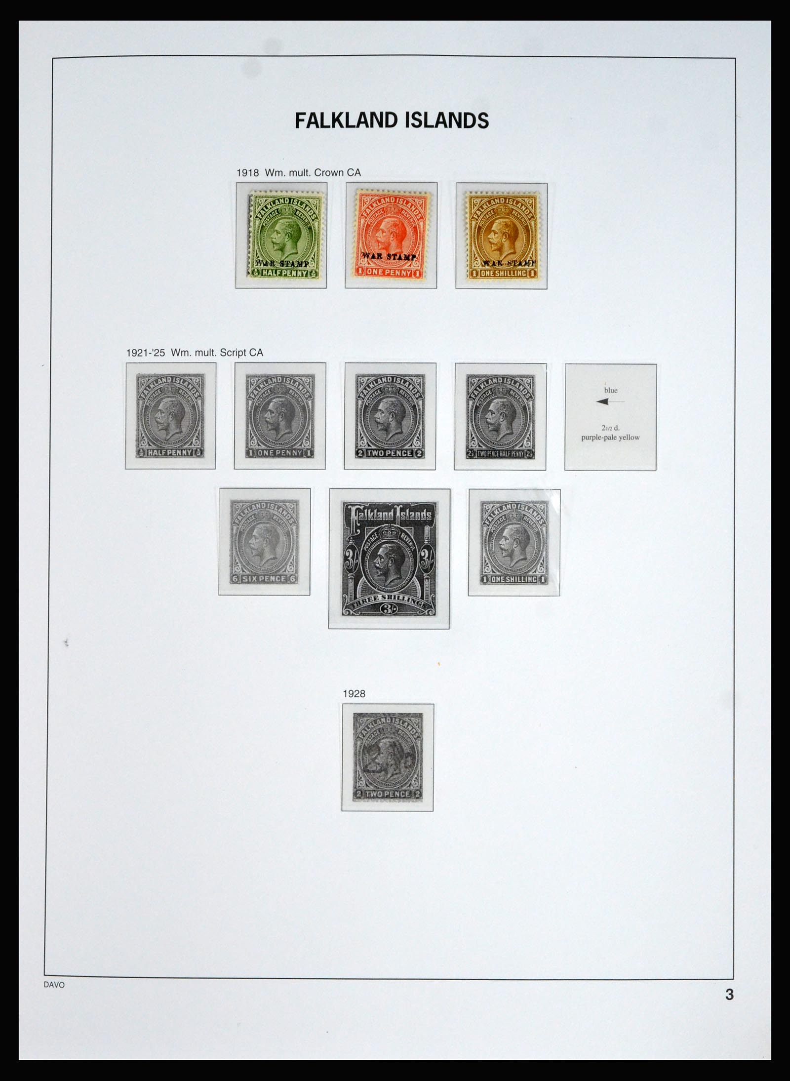 40330 0003 - Stamp collection 40330 Falkland Islands 1878-2023!