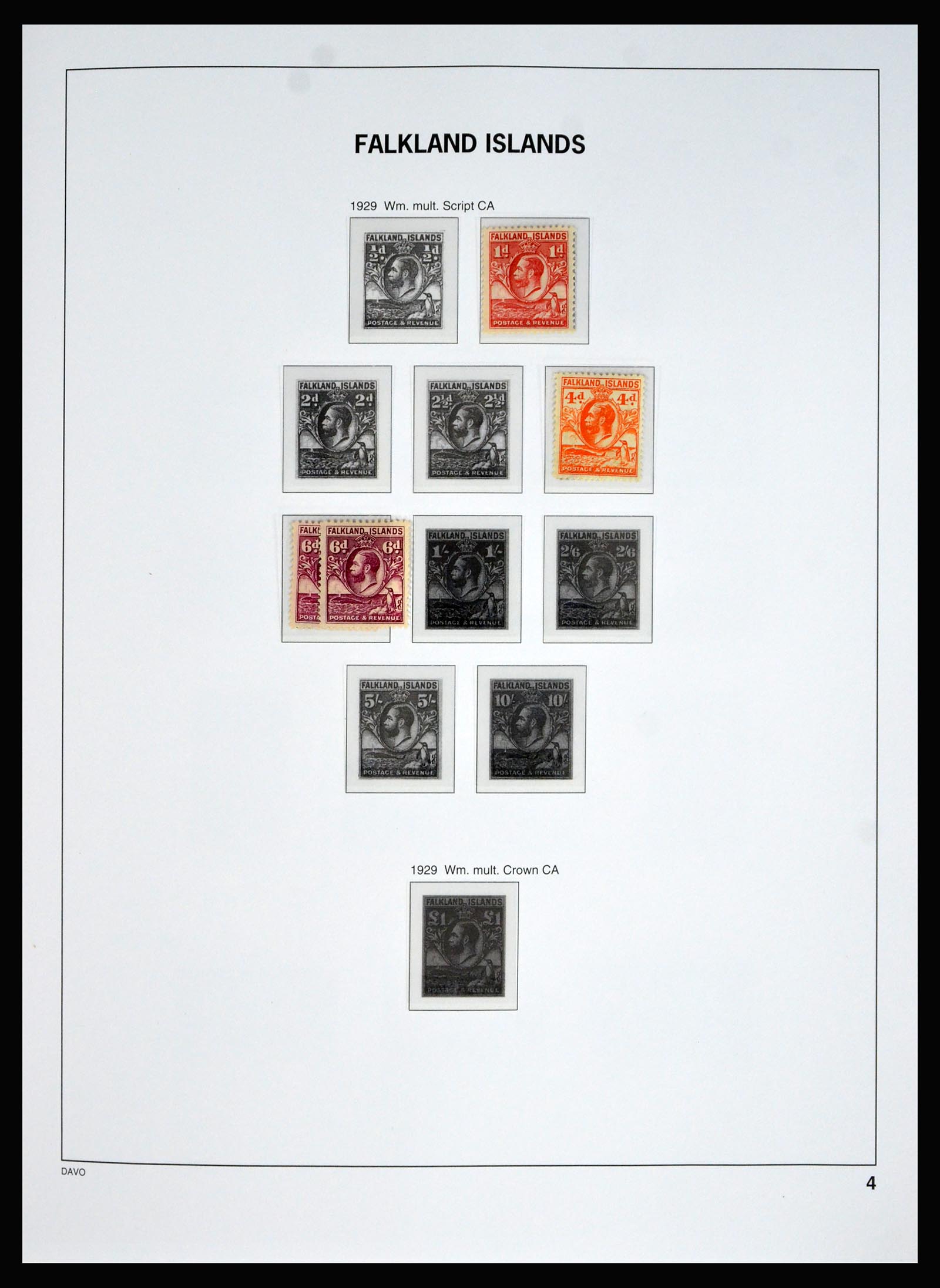 40330 0004 - Stamp collection 40330 Falkland Islands 1878-2023!