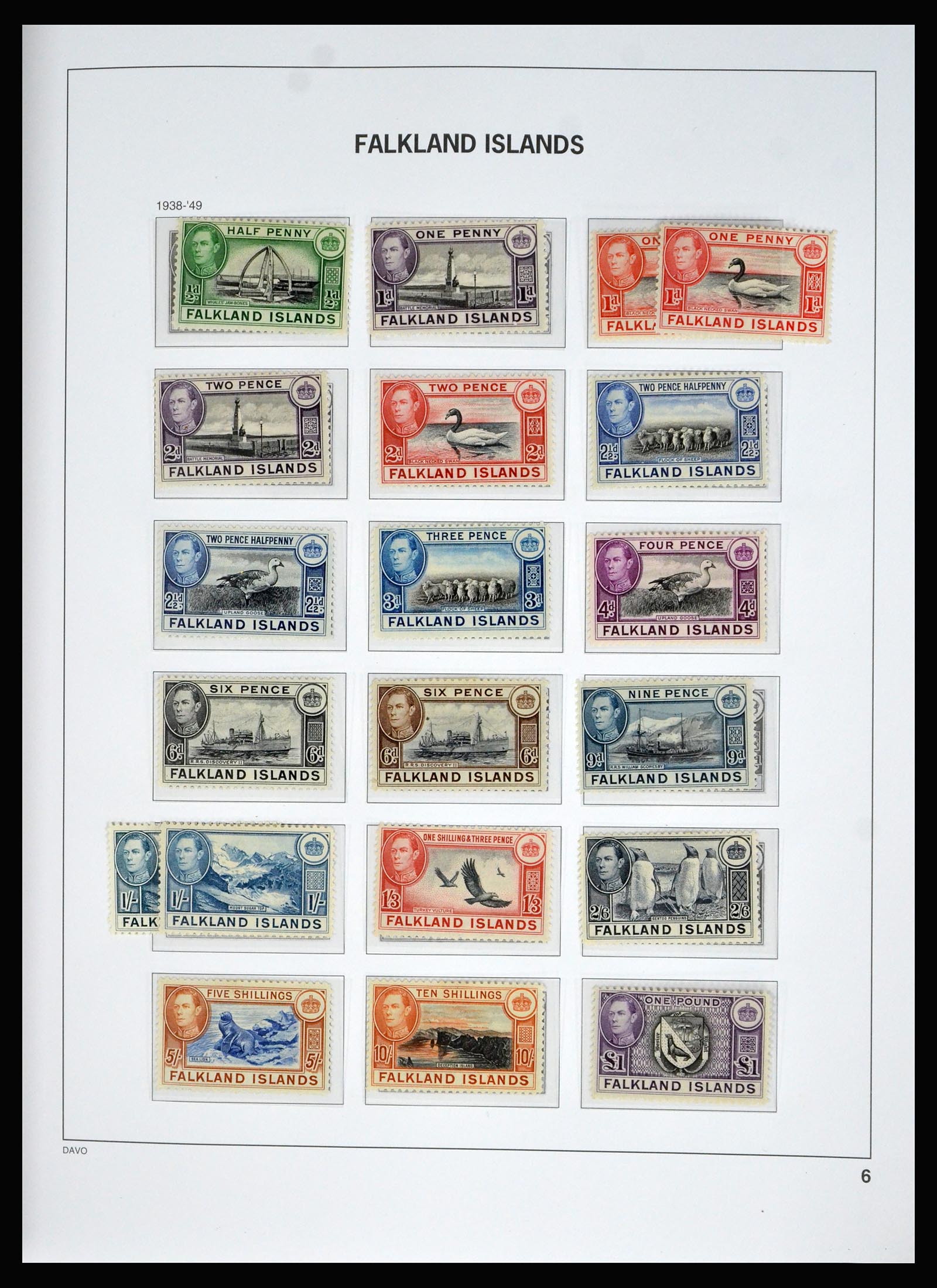 40330 0006 - Stamp collection 40330 Falkland Islands 1878-2023!