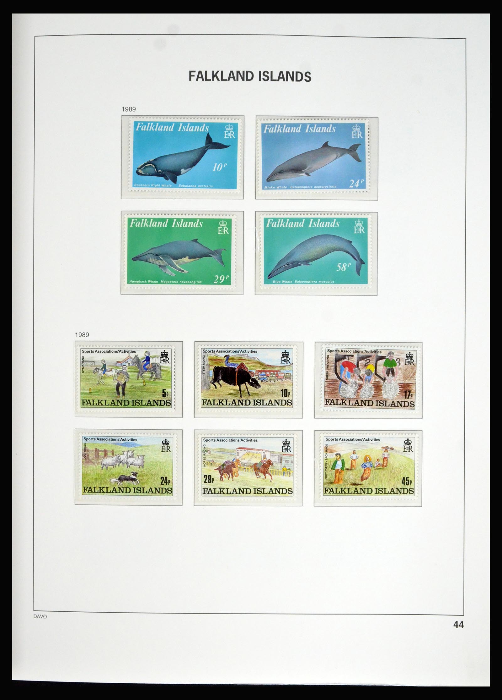 40330 0009 - Stamp collection 40330 Falkland Islands 1878-2023!