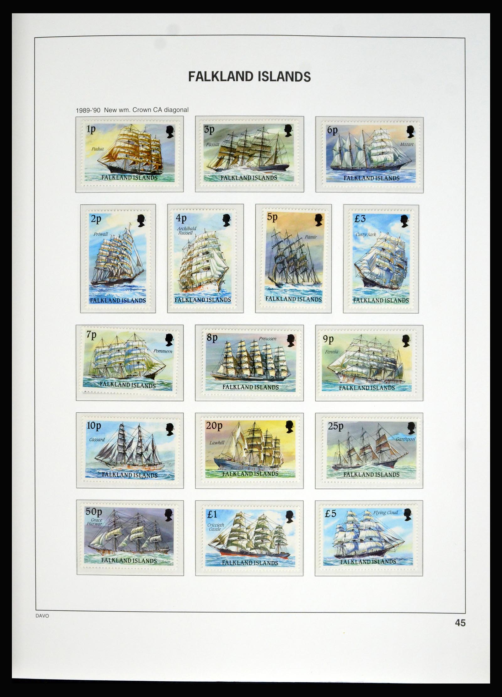 40330 0010 - Stamp collection 40330 Falkland Islands 1878-2023!
