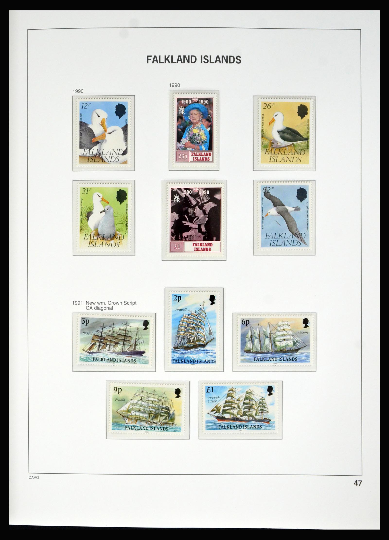 40330 0012 - Stamp collection 40330 Falkland Islands 1878-2023!