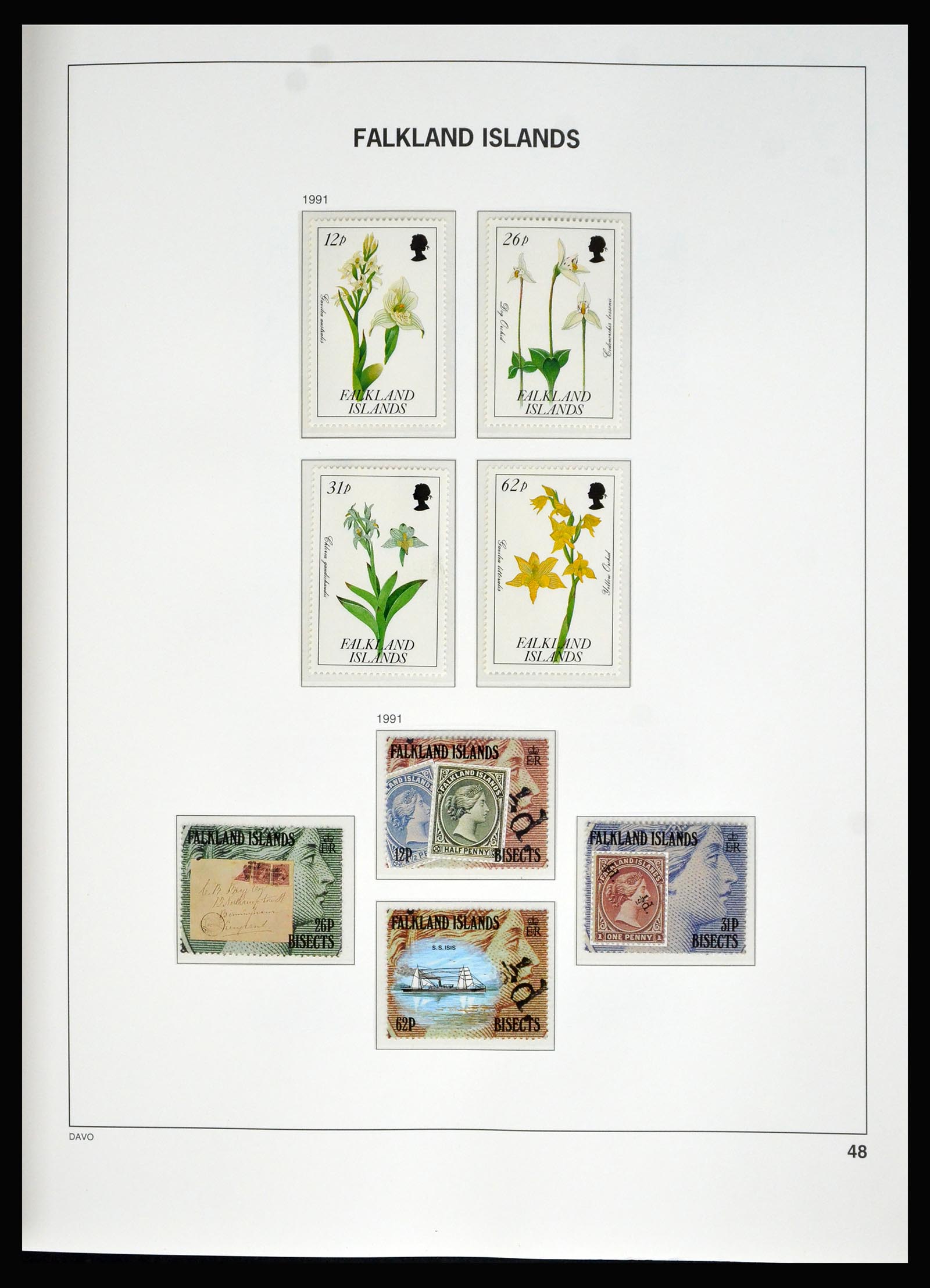 40330 0013 - Stamp collection 40330 Falkland Islands 1878-2023!