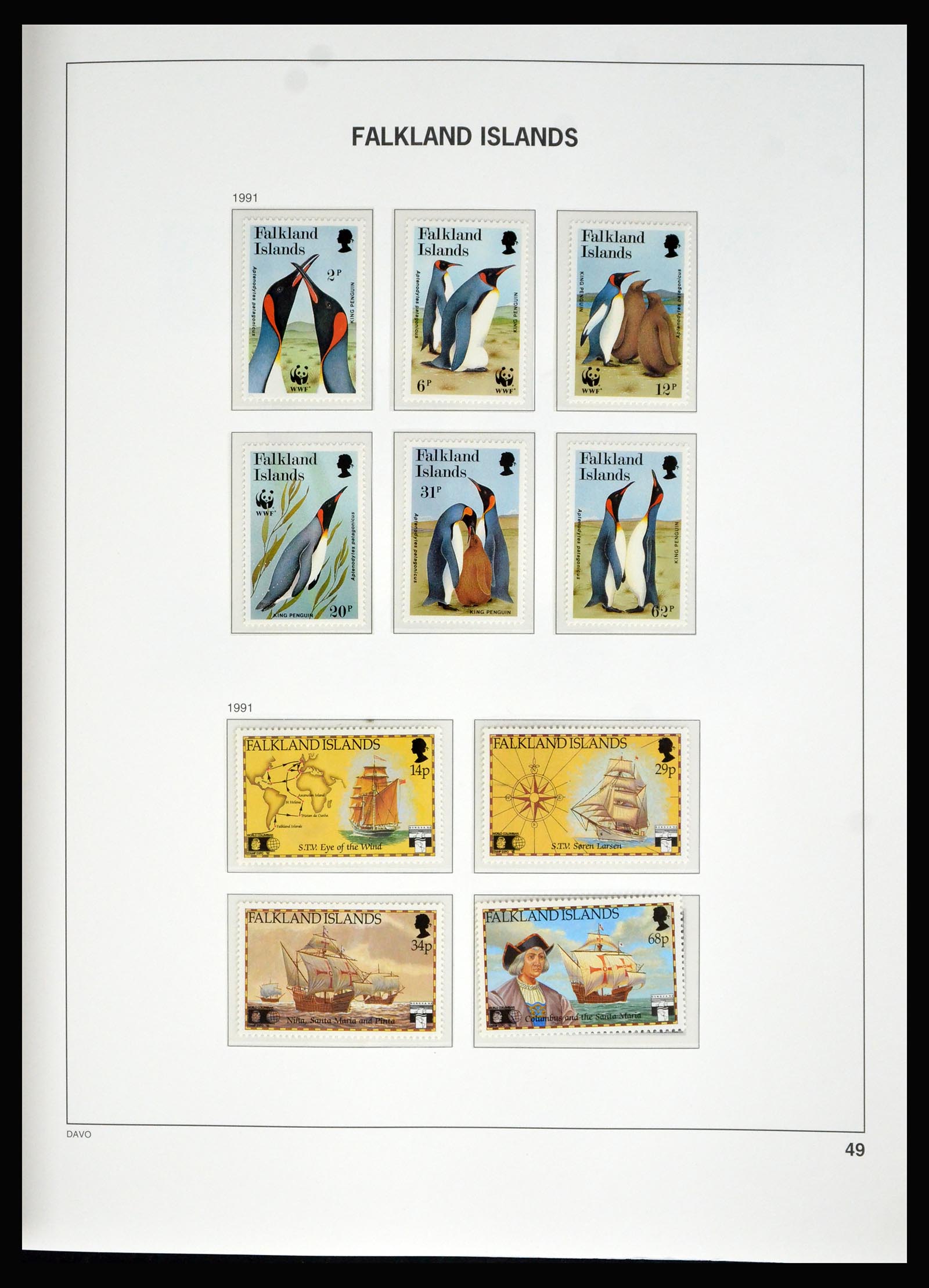 40330 0014 - Stamp collection 40330 Falkland Islands 1878-2023!