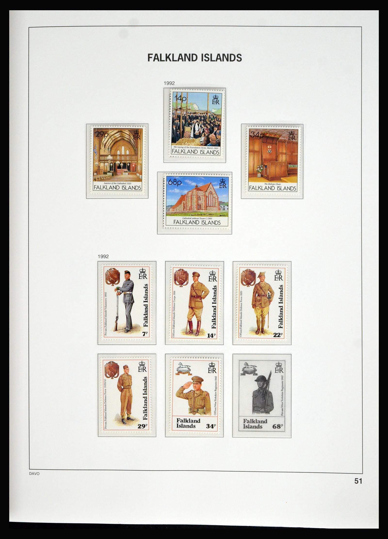 40330 0016 - Stamp collection 40330 Falkland Islands 1878-2023!