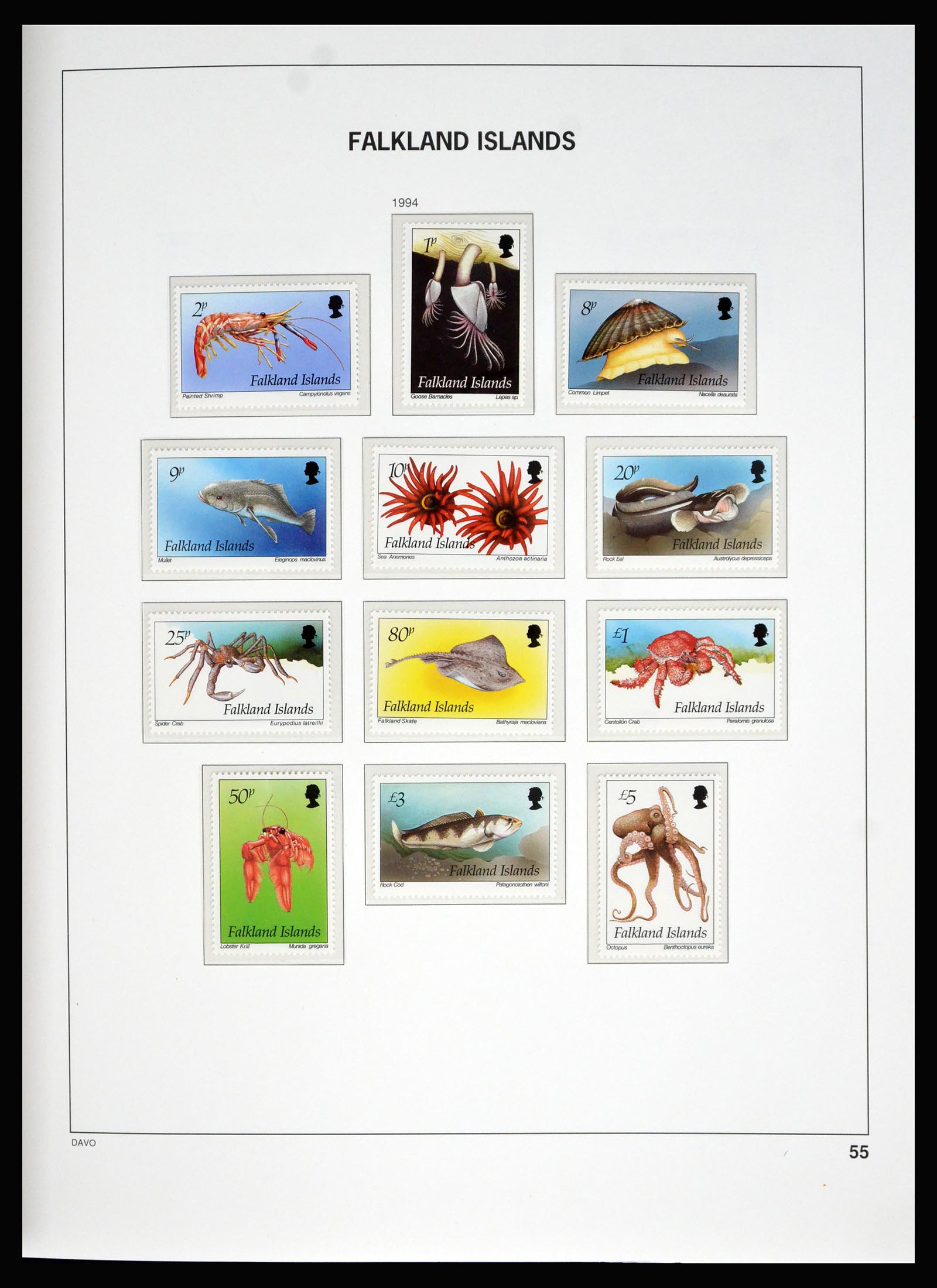 40330 0020 - Stamp collection 40330 Falkland Islands 1878-2023!