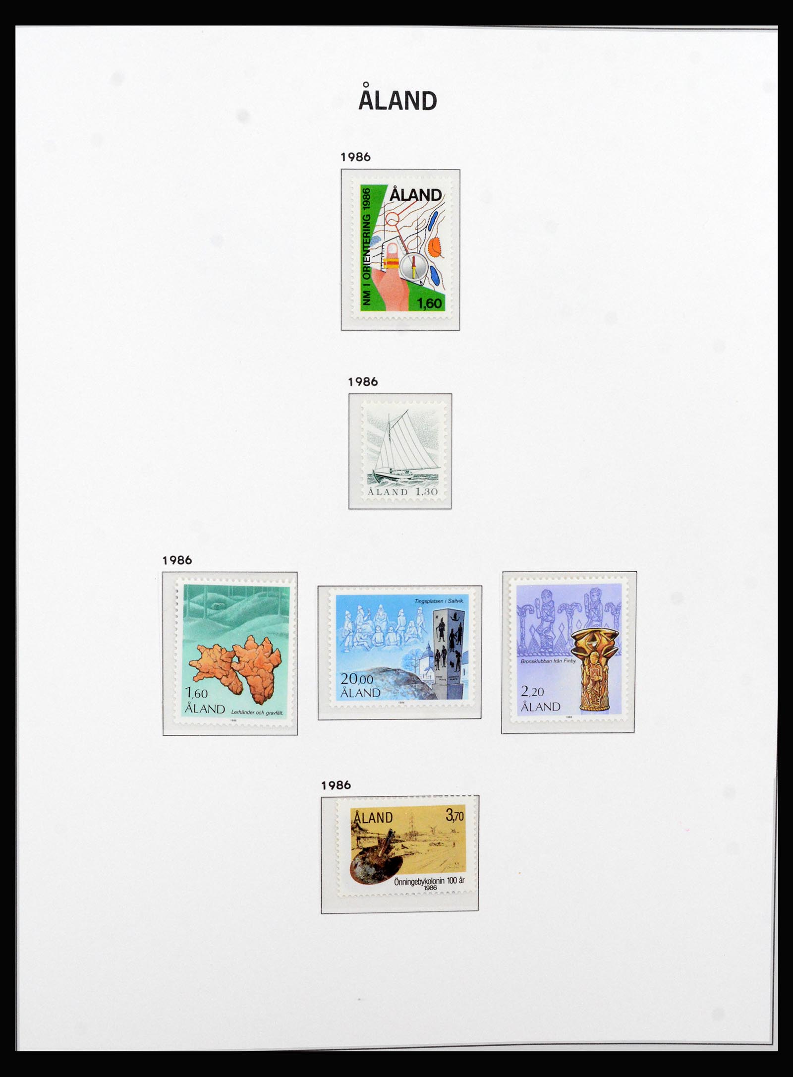 40333 0003 - Postzegel verzameling 40333 Aland 1984-2012.