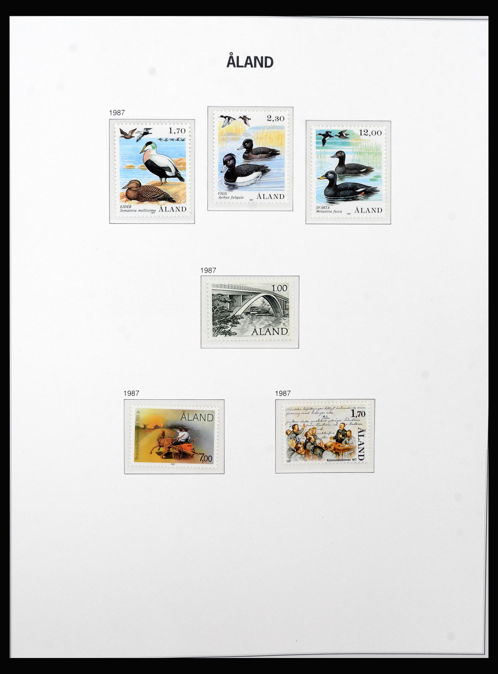 40333 0004 - Postzegel verzameling 40333 Aland 1984-2012.