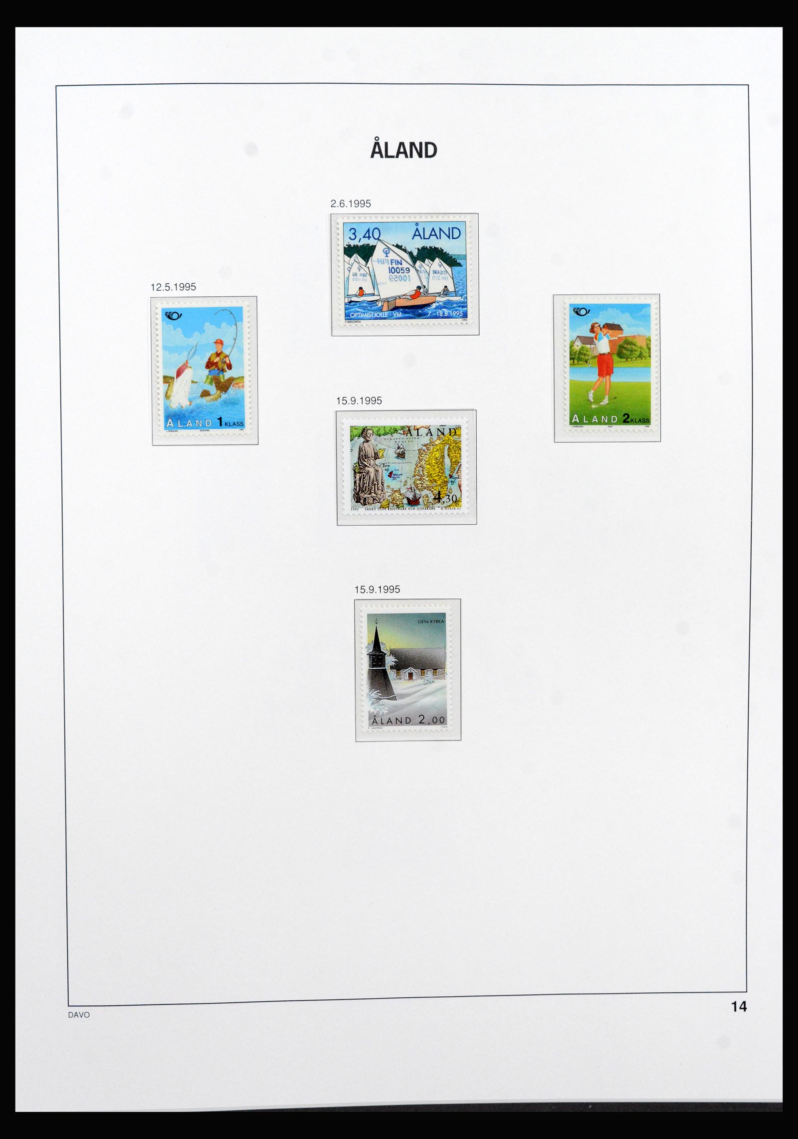 40333 0014 - Postzegel verzameling 40333 Aland 1984-2012.